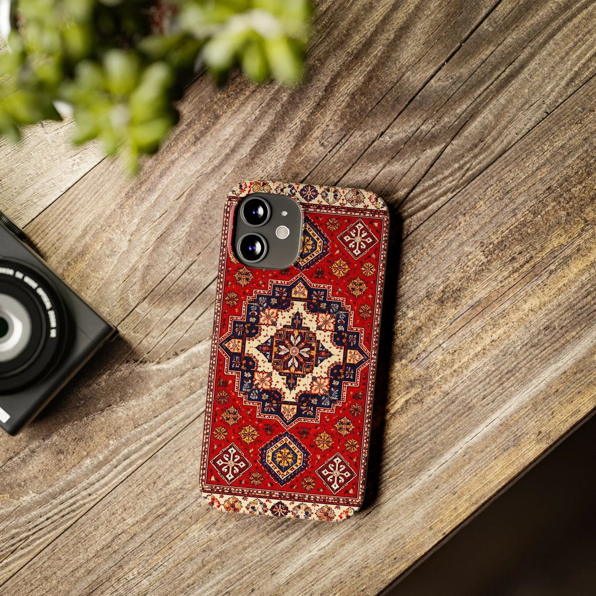 Armenian Carpet Pattern Phone Case for iPhone 11-16 - KARARMDESIGN