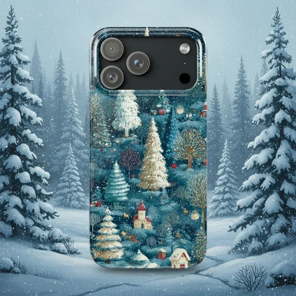 Frosty Forest Phone Case for iPhone 11-17 - KARARMDESIGN