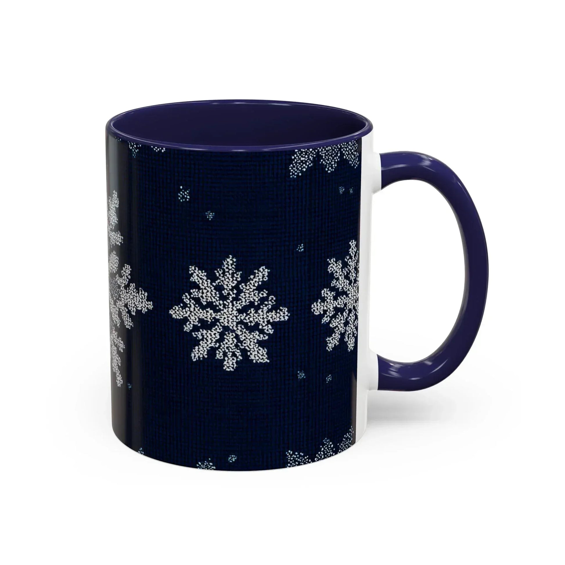 Snowflake Mug - Accent Coffee Mug (11, 15oz) - KARARMDESIGN