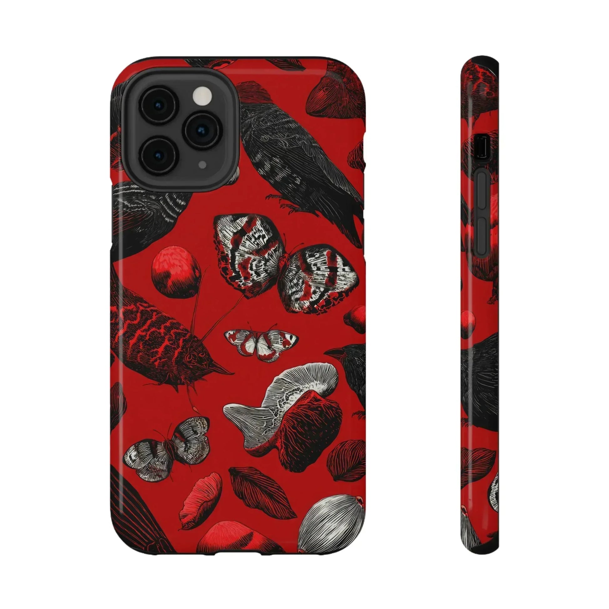 Crimson Wilderness Phone Case for iPhone 11-17 - KARARMDESIGN