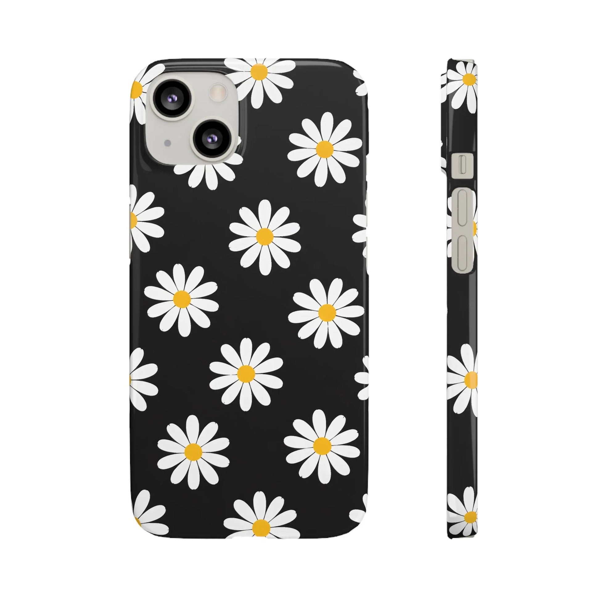 Daisy Charm Phone Case for iPhone 11-17 and Galaxy S20-S25 - KARARMDESIGN