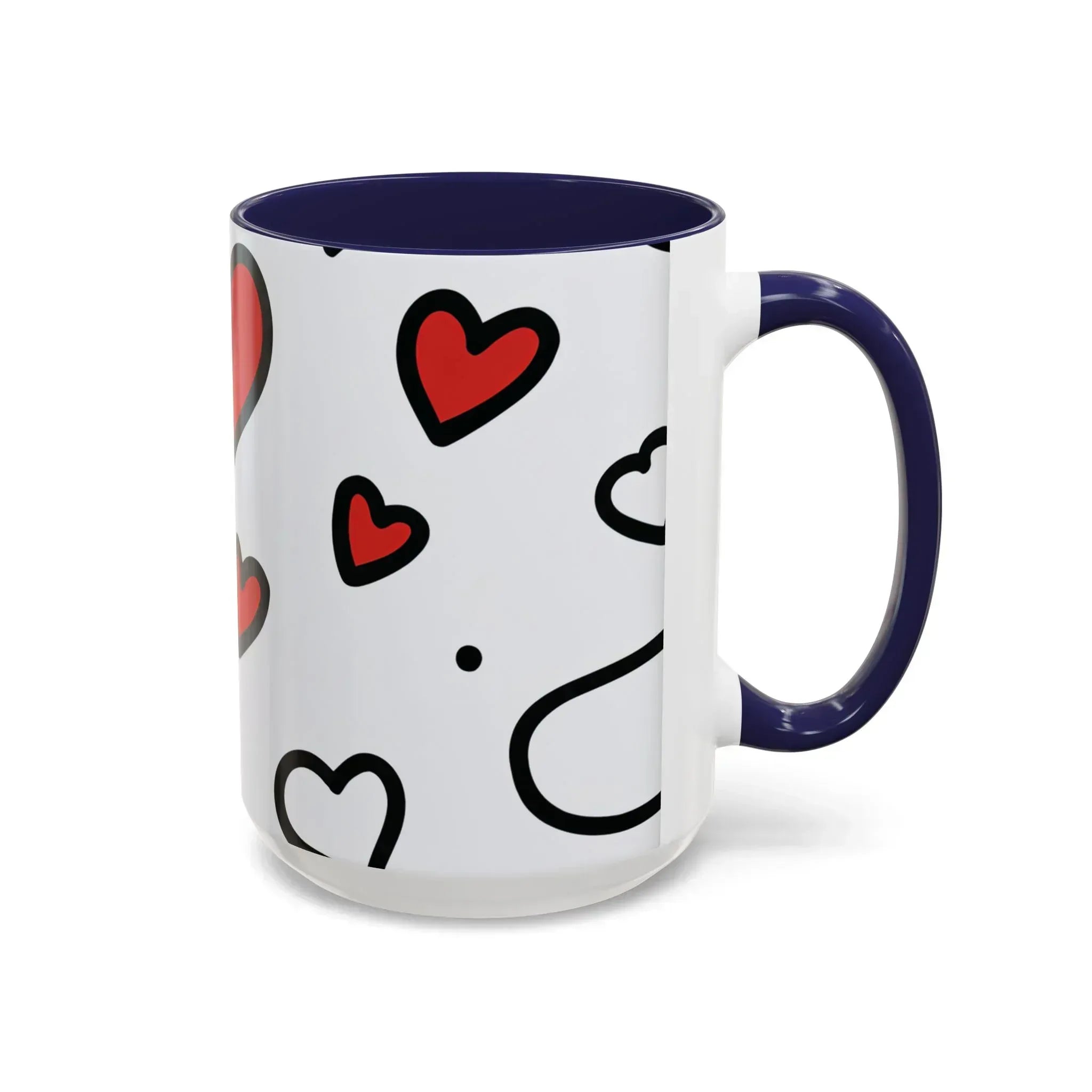Love Overflow Mug – Accent Coffee Mug (11, 15oz) - KARARMDESIGN