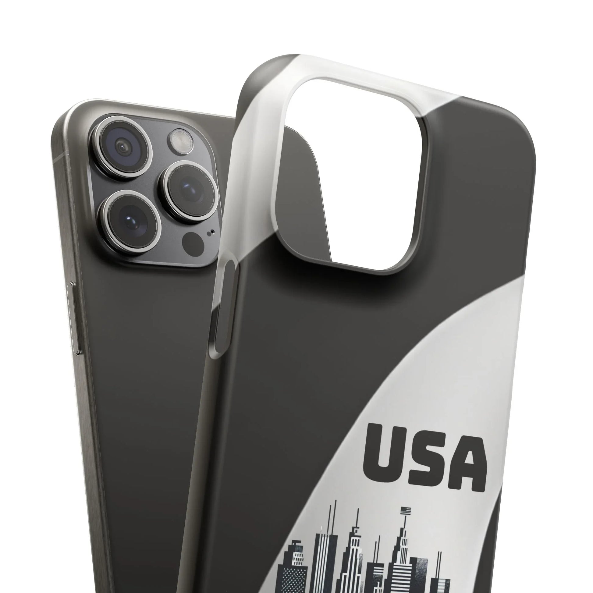 Monochrome New York City Phone Case for iPhone, Galaxy & Pixel - KARARMDESIGN