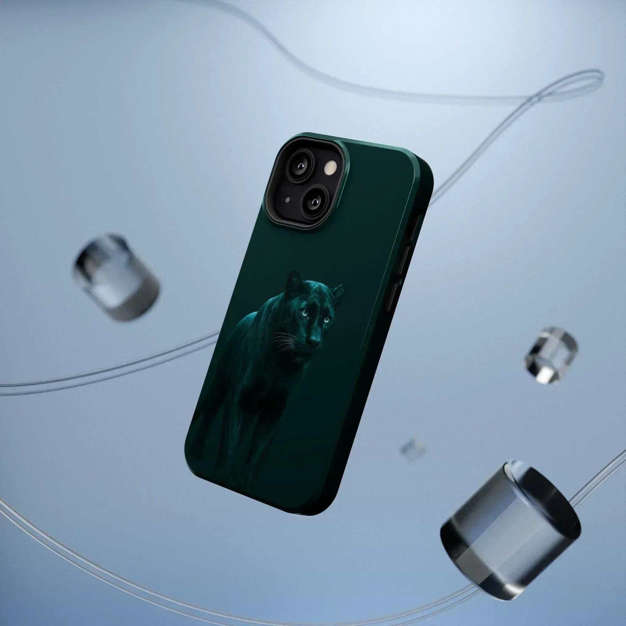 Black Panther Phone Case for iPhone 12-16 and Galaxy S21-S22 - KARARMDESIGN