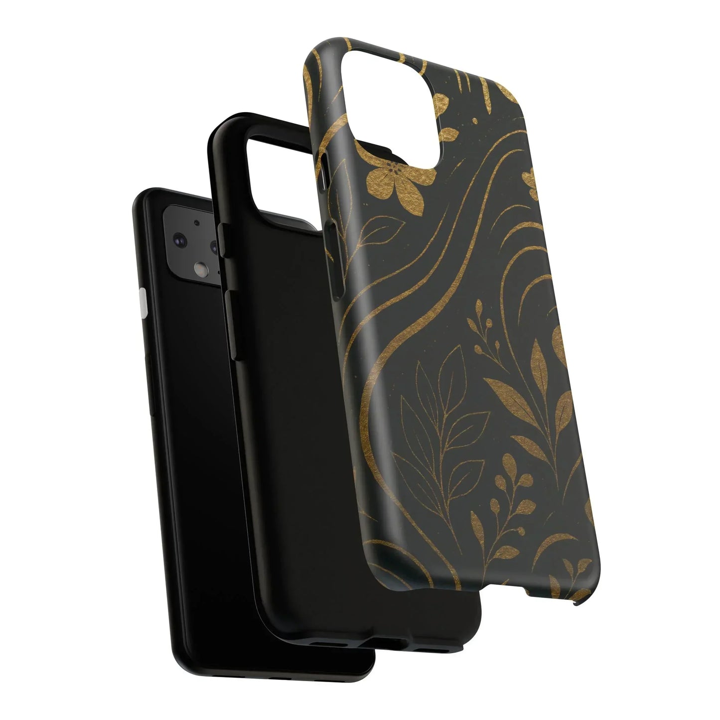 Foil Frenzy Abstract Gold Pattern Phone Case for Samsung Galaxy and Google Pixel - KarArmDesign