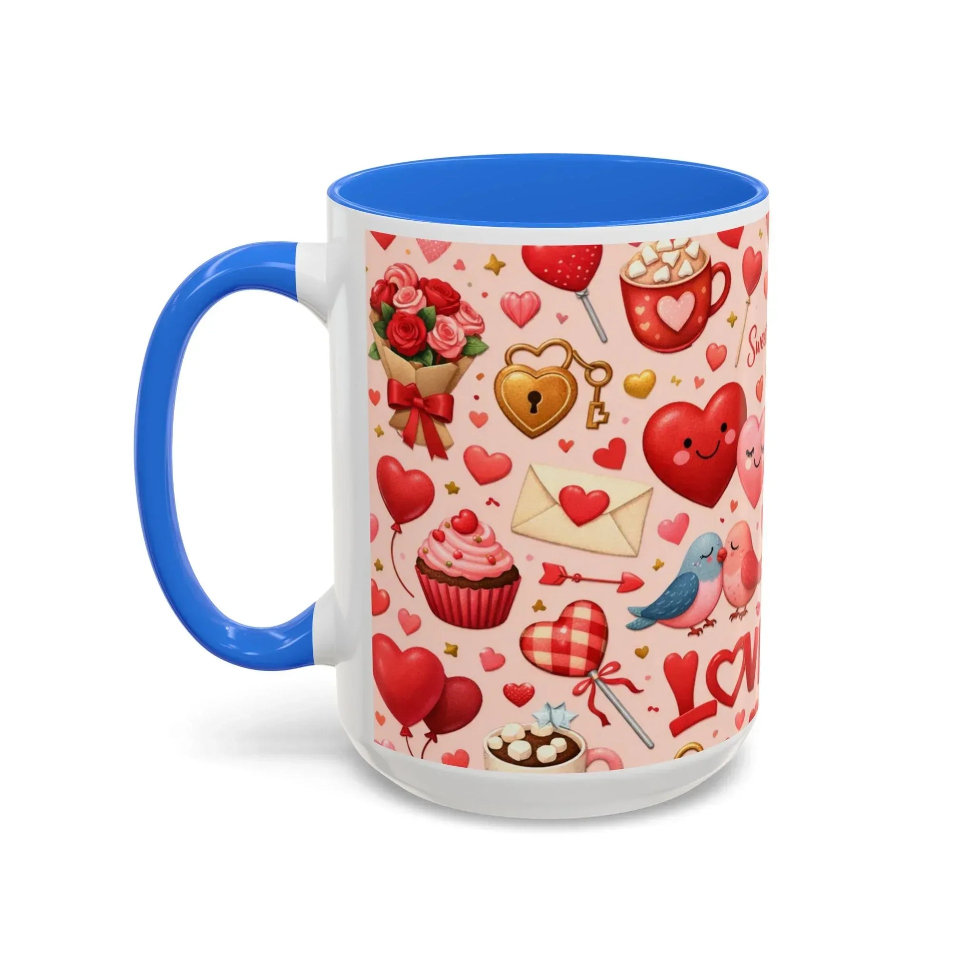 Sweetheart Love Mug - Colorful Mugs (11oz, 15oz) - KARARMDESIGN