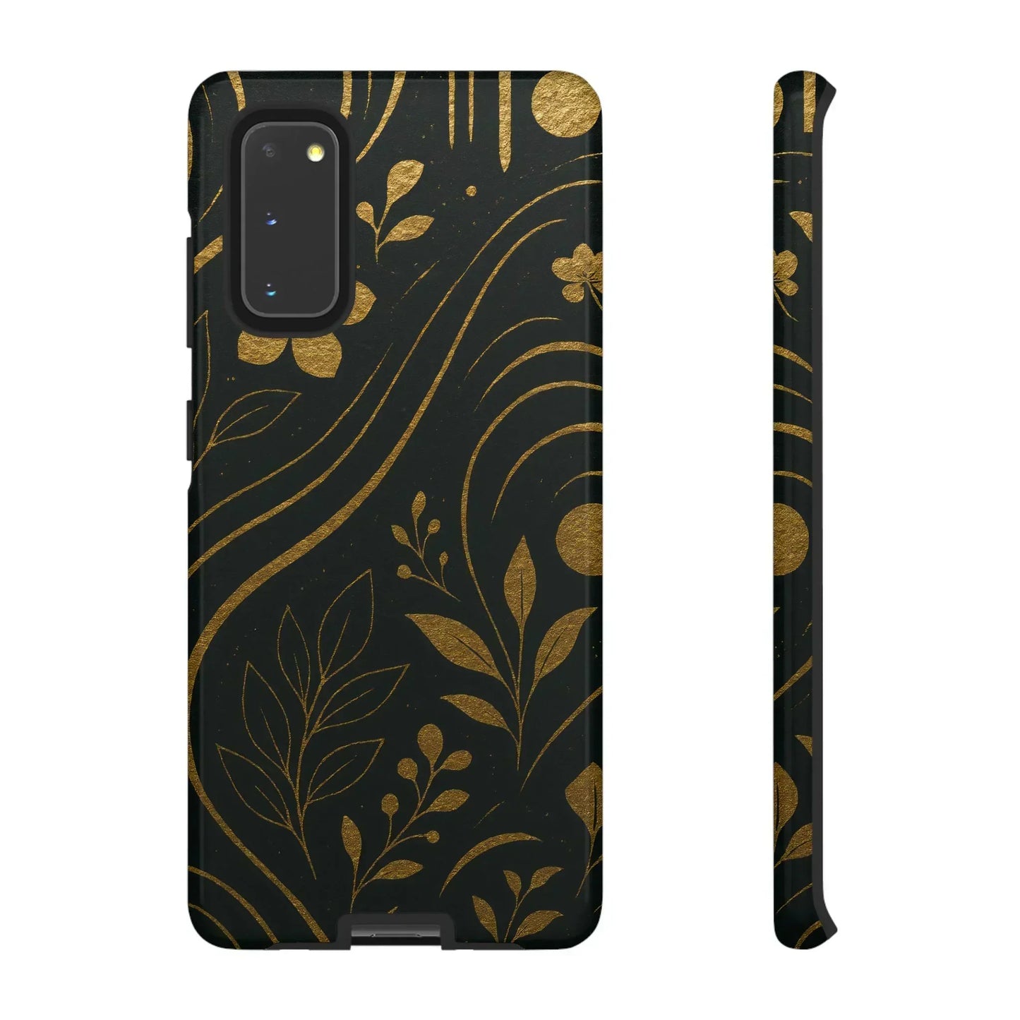 Foil Frenzy Abstract Gold Pattern Phone Case for Samsung Galaxy and Google Pixel - KarArmDesign