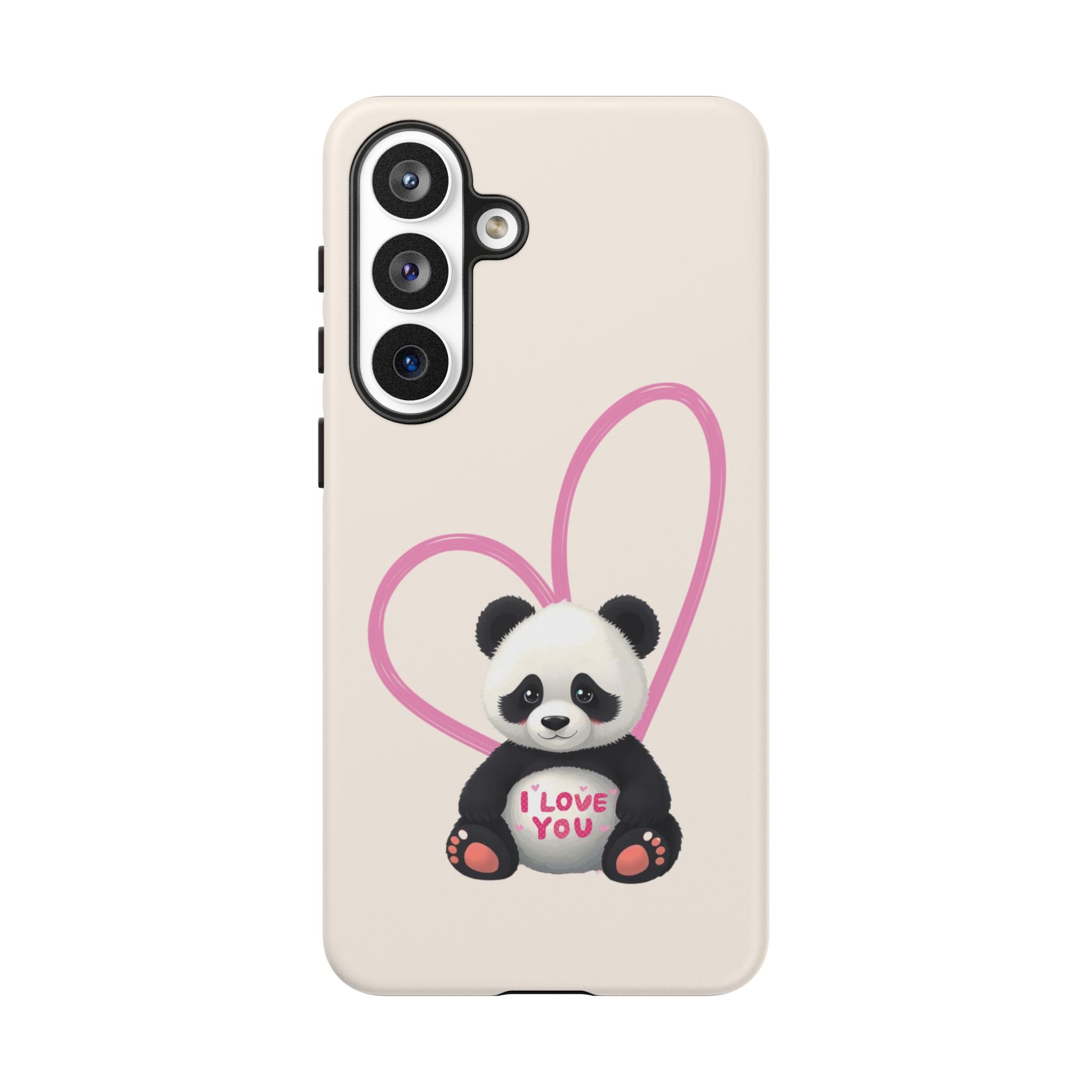 Adorable Panda Love Phone Case – Samsung Galaxy S20-S26