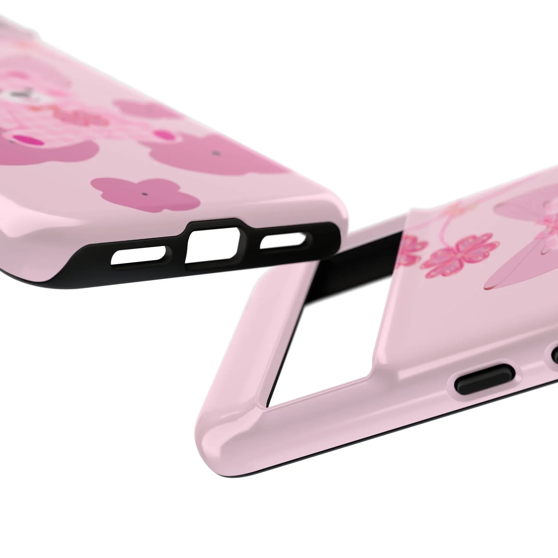 Pink Teddy Bear Phone Cases for iPhone, Pixel and Galaxy - KARARMDESIGN