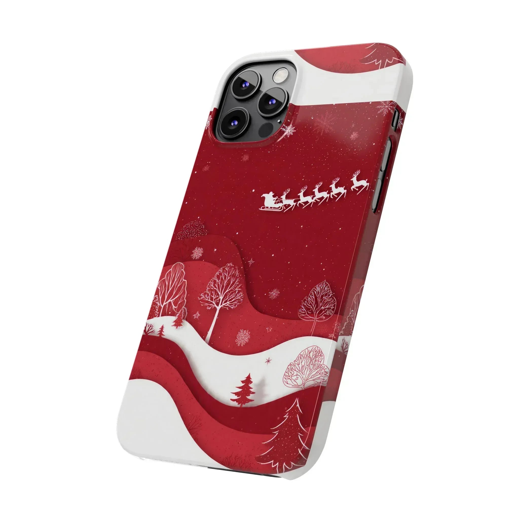 Winter Story Festive Phone Case for iPhone 11–17 - KARARMDESIGN