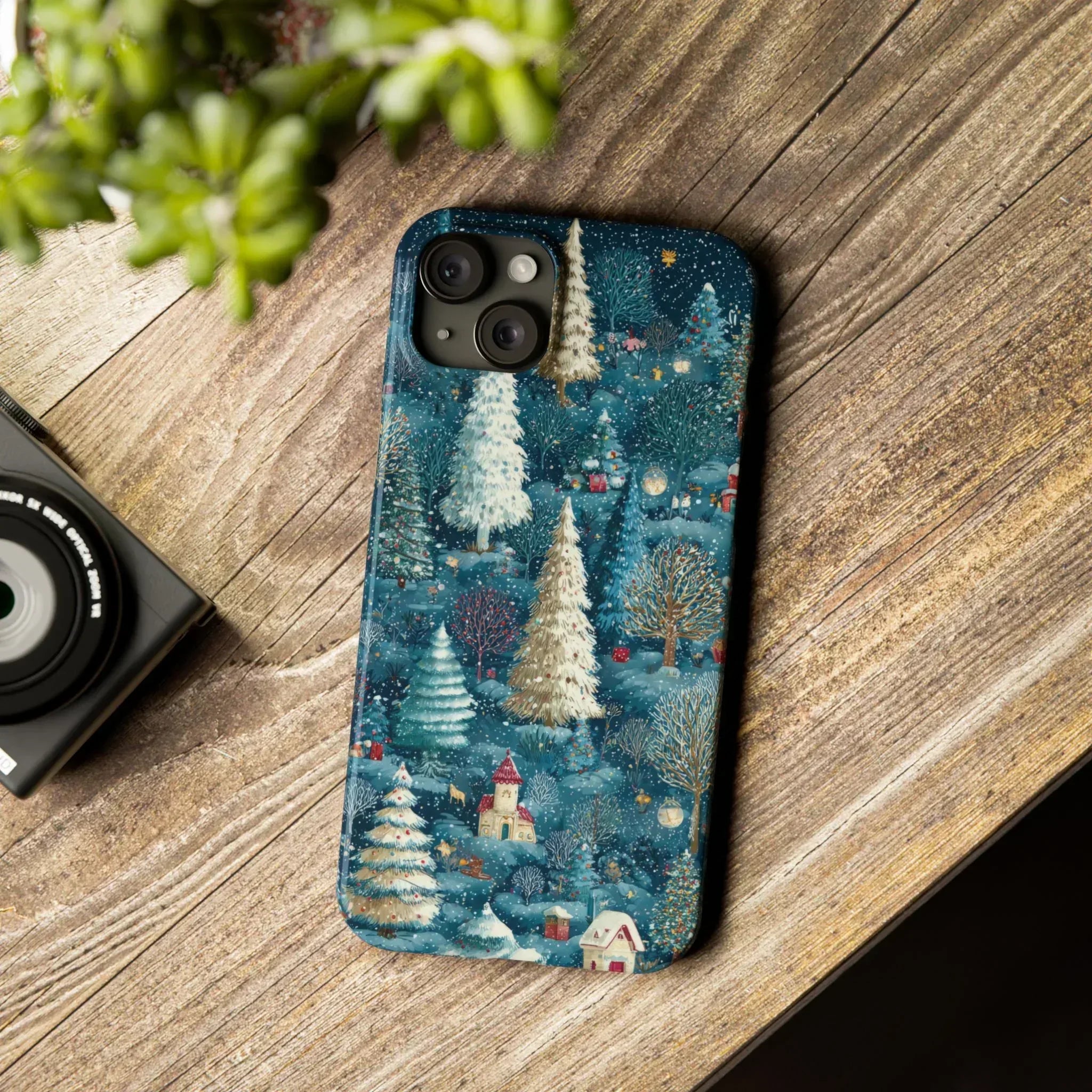 Frosty Forest Phone Case for iPhone 11-17 - KARARMDESIGN