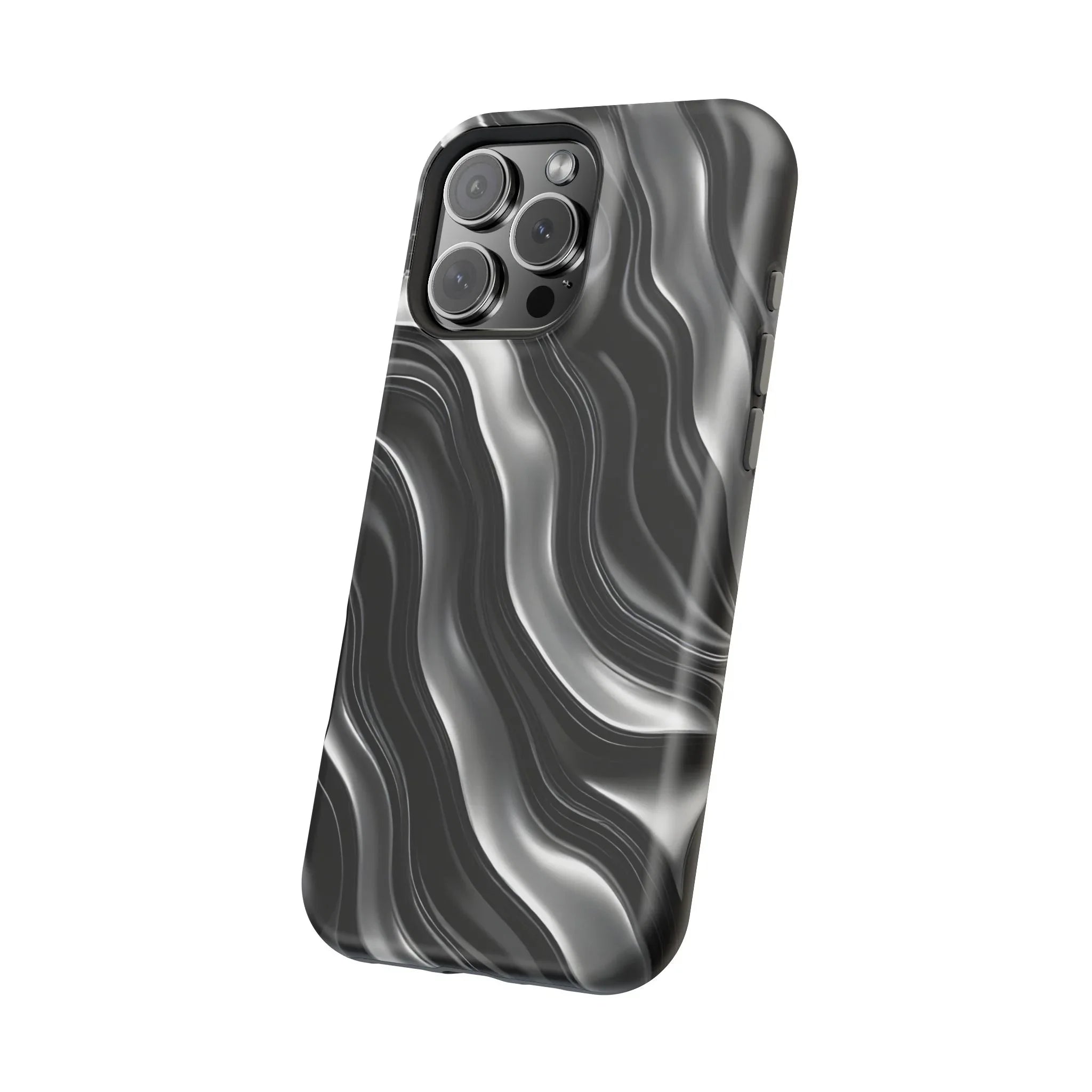 Wavy Illusion Marble Phone Case for iPhone 13-17 - KARARMDESIGN