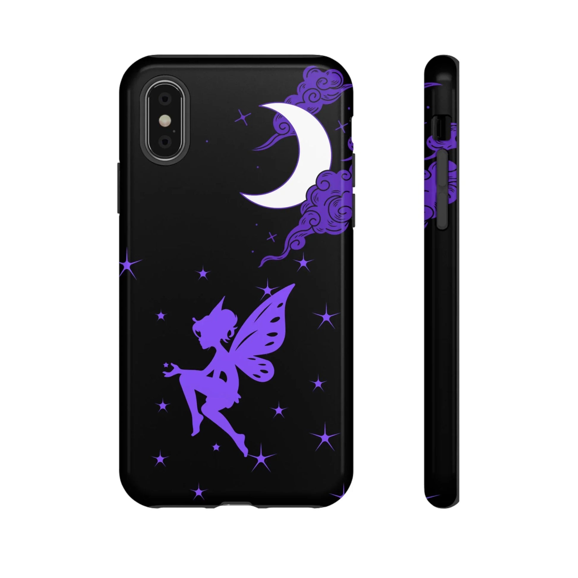 Moonlit Fairy Phone Case for iPhone 8-16 and Galaxy S10-S23 - KARARMDESIGN