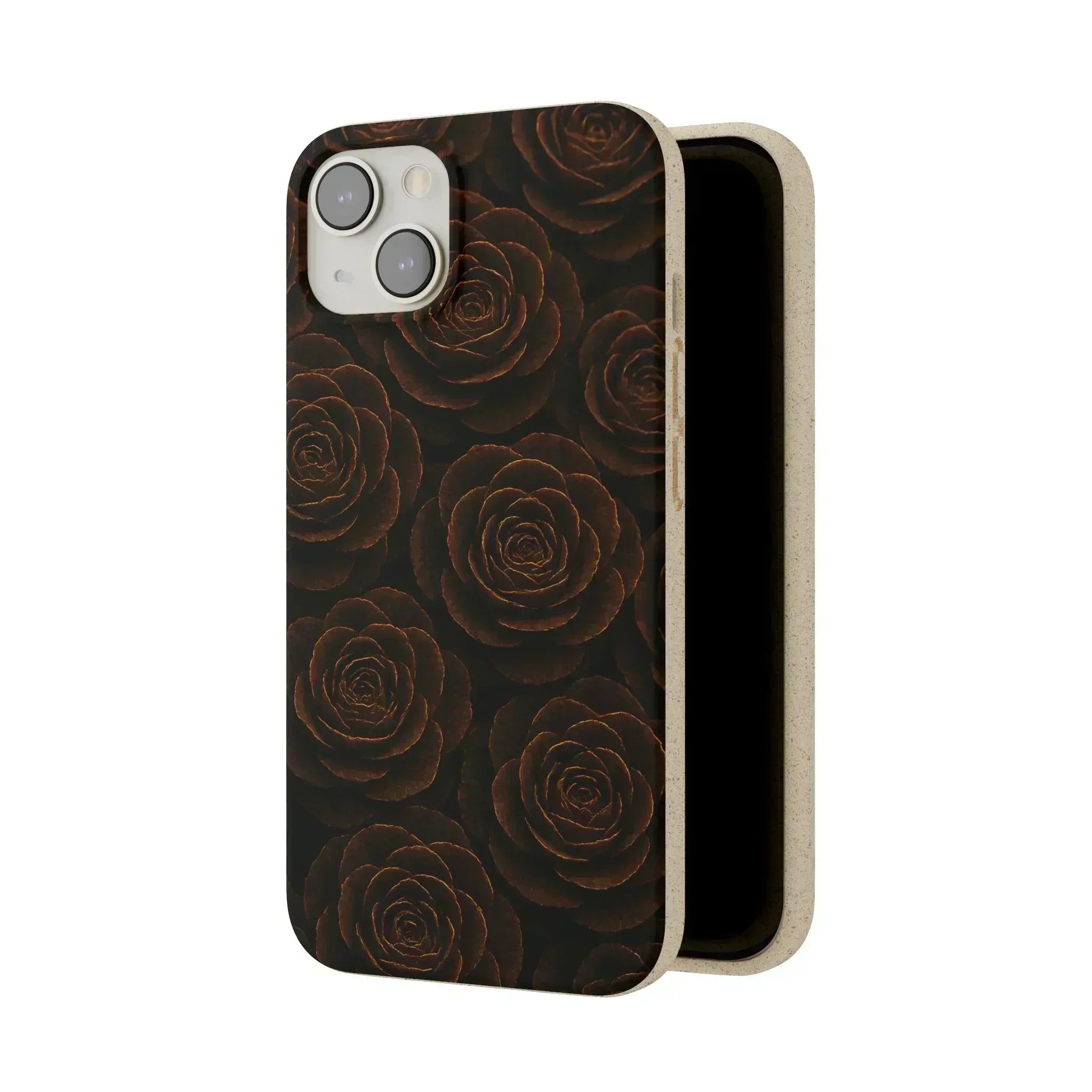 Wooden Roses Phone Case for iPhone 11-16 and Samsung Galaxy S20-S22 - KARARMDESIGN