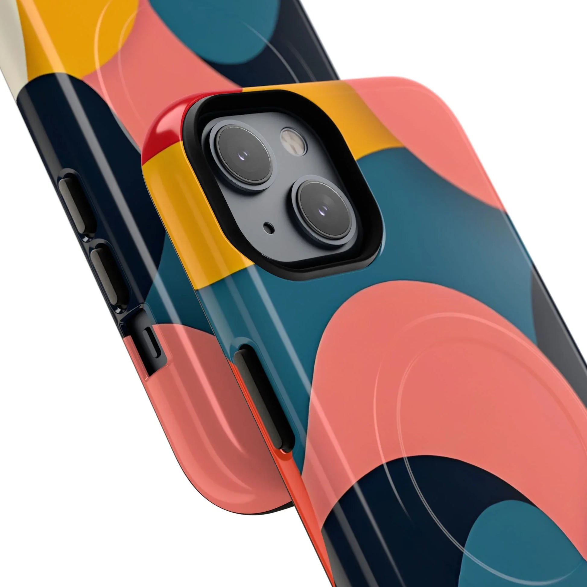 Colorful Abstract Art Phone Case for iPhone 13-17 - KARARMDESIGN
