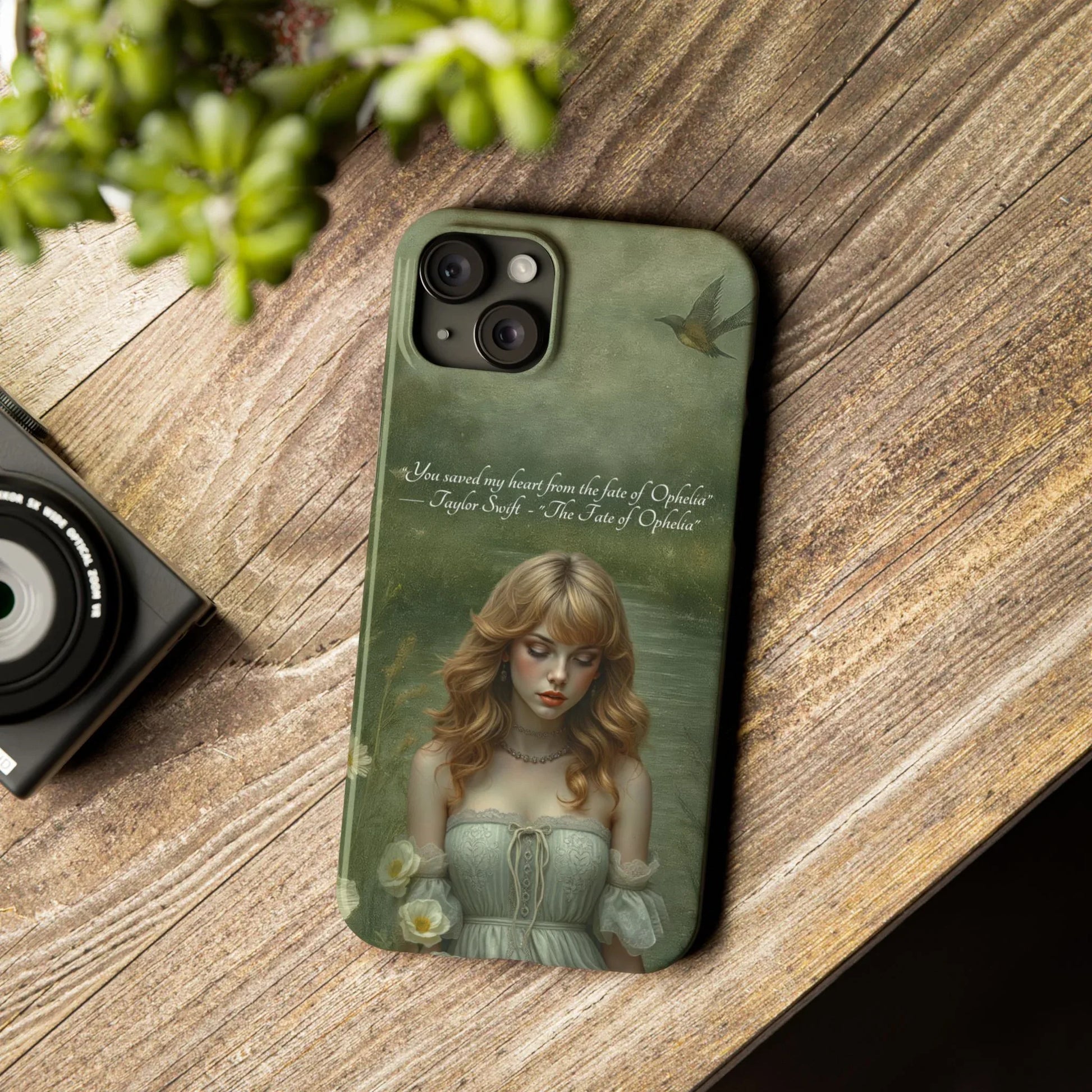 "Melancholic Ophelia" Phone Case for iPhone 11-17 - KARARMDESIGN