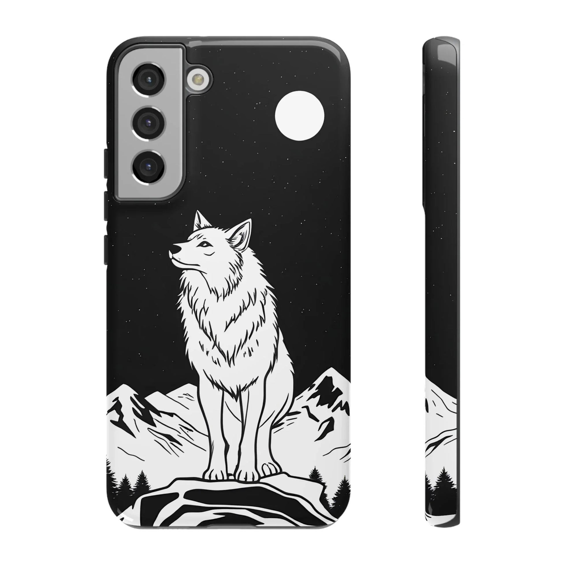 Majestic Wolf Phone Case for iPhone and Galaxy - KARARMDESIGN