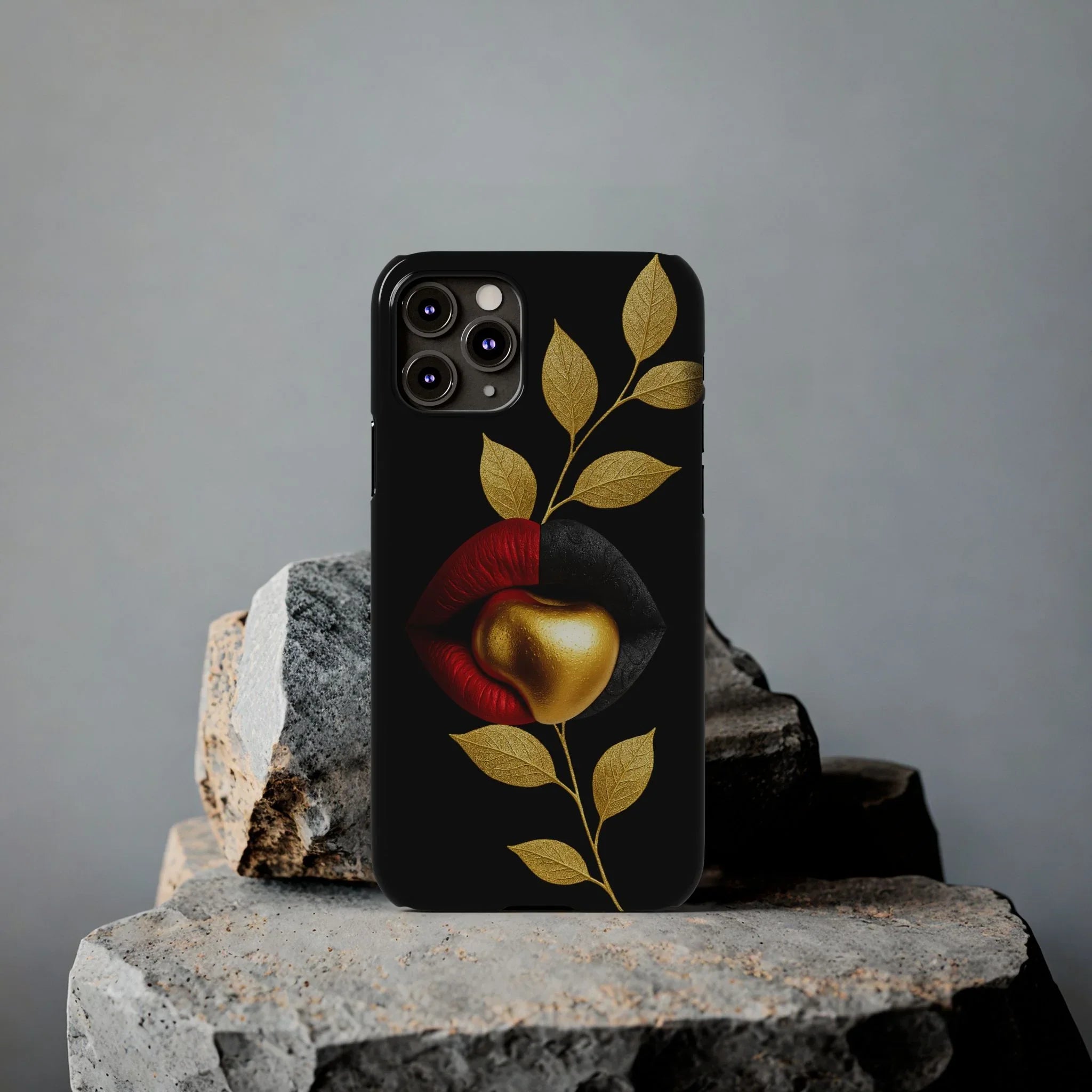 Gilded Expression Phone Case for iPhone 7-17 Models - KARARMDESIGN