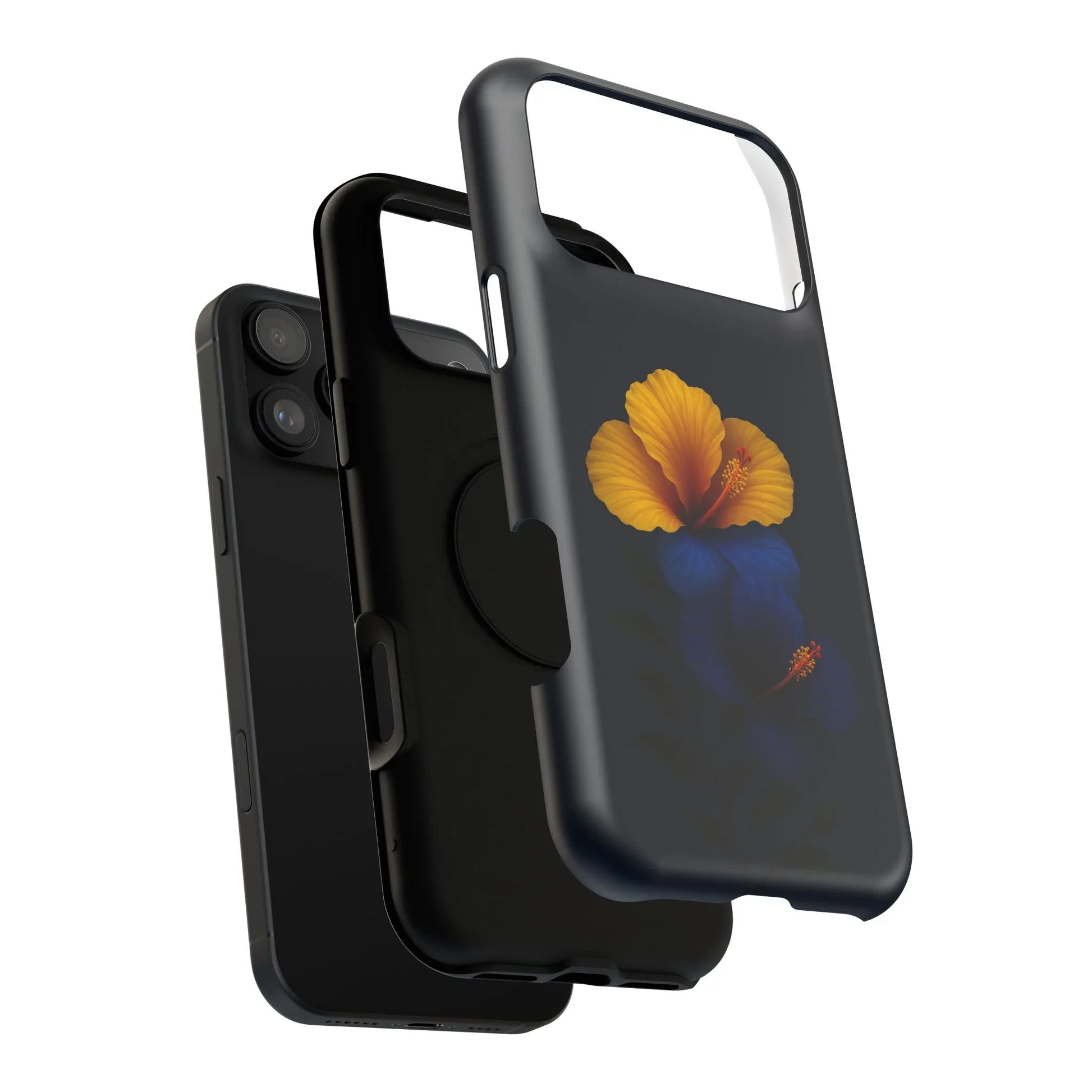 Elegant Hibiscus Phone Case for iPhone 11-17 and Galaxy S21-S22 - KARARMDESIGN
