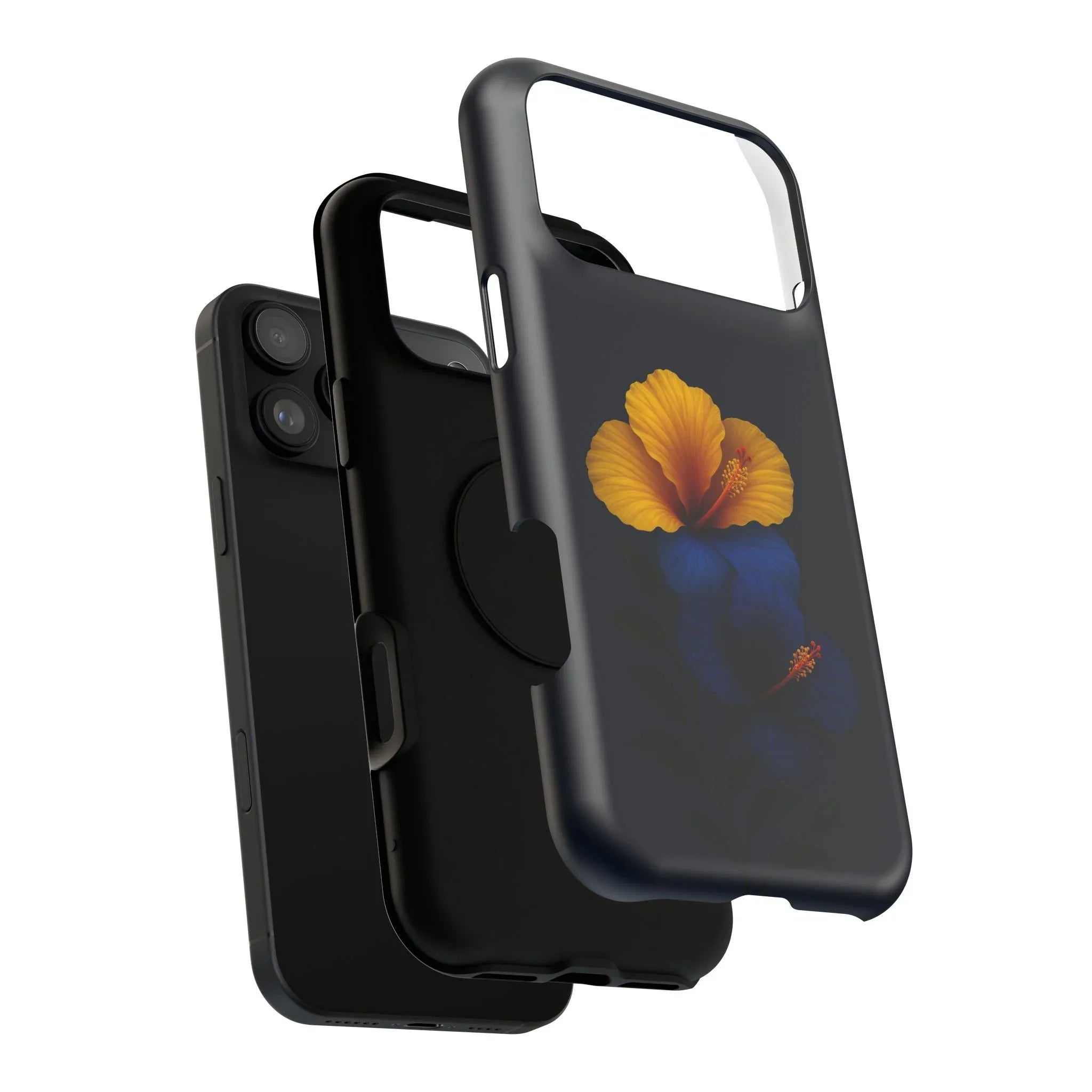 Elegant Hibiscus Phone Case for iPhone 11-17 and Galaxy S21-S22 - KARARMDESIGN