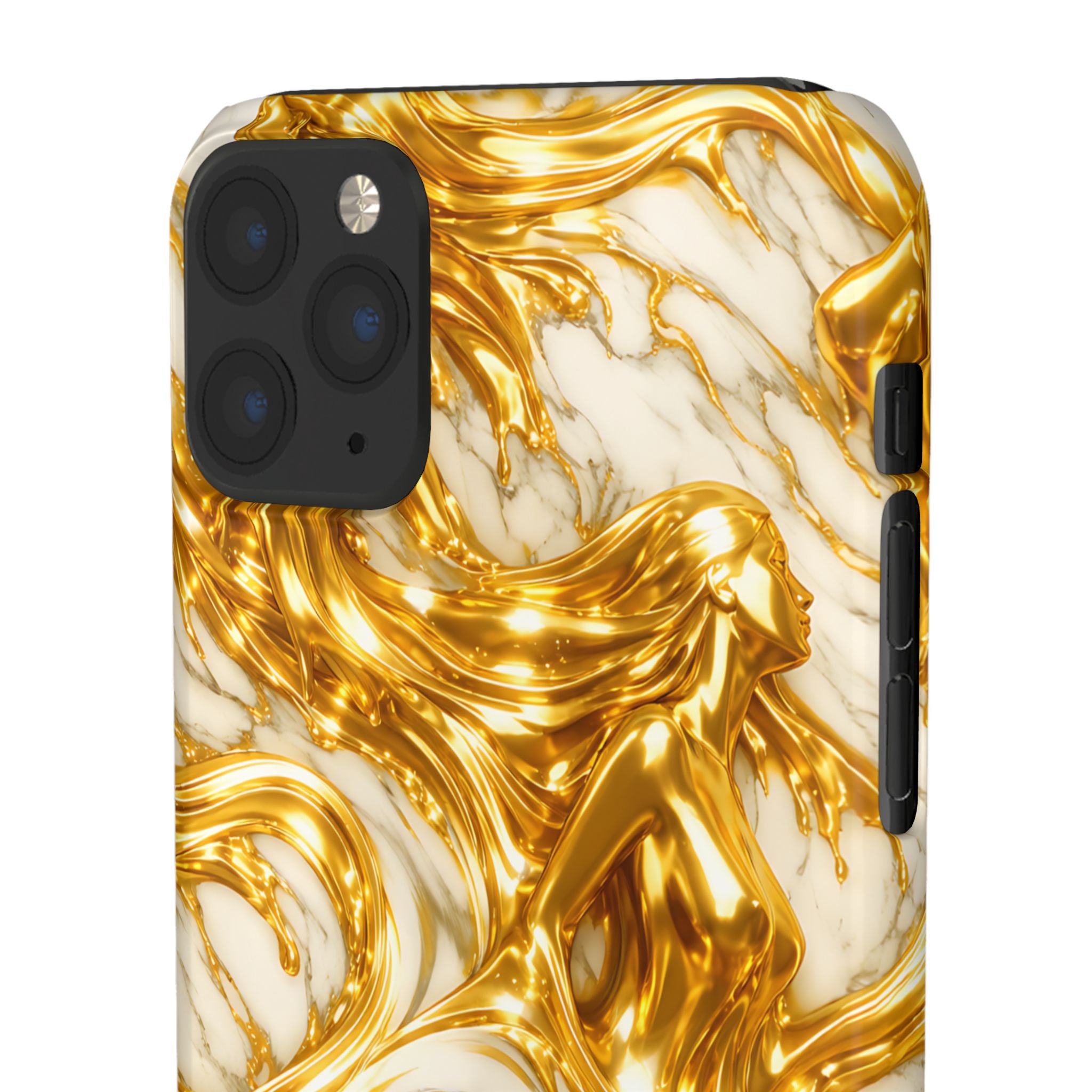 Divine Gold Woman Snap Phone Case for iPhone & Galaxy