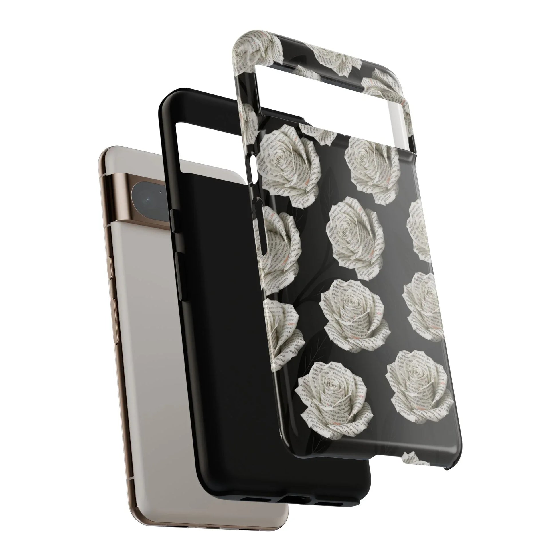 Silent Bloom Phone Case for iPhone 8-17 and Google Pixel 3-9 - KARARMDESIGN