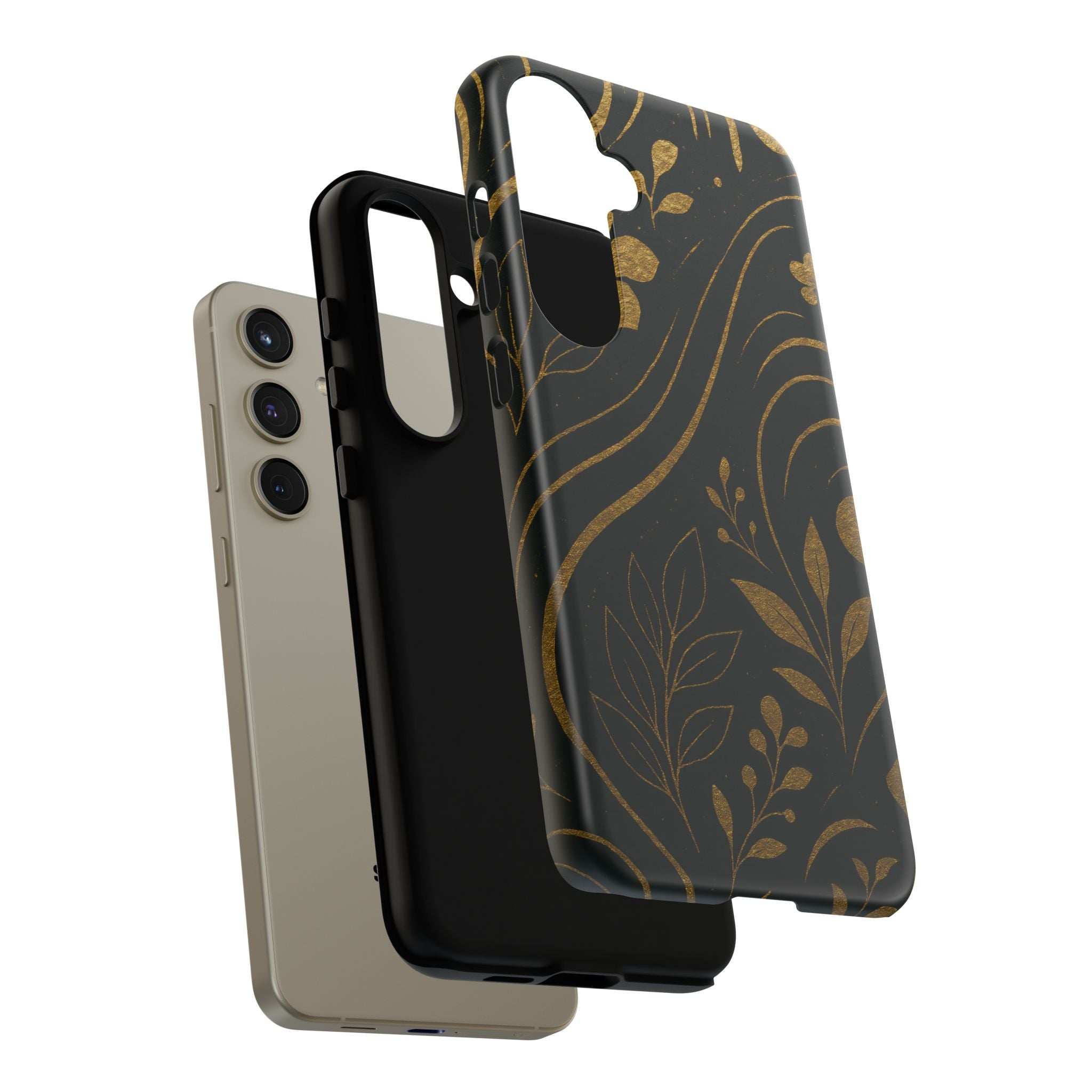 Gold Pattern Tough Phone Case for Samsung Galaxy & Google Pixel