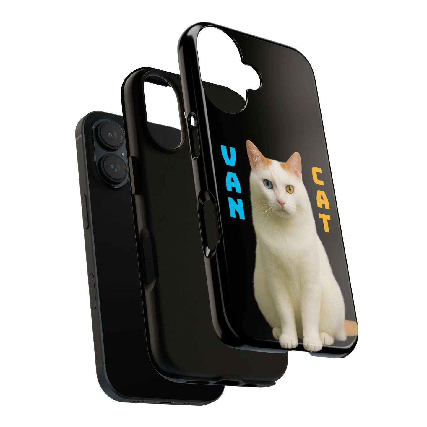 VAN CAT Phone Case for iPhone 8-16 and Samsung Galaxy S20-S25 Models