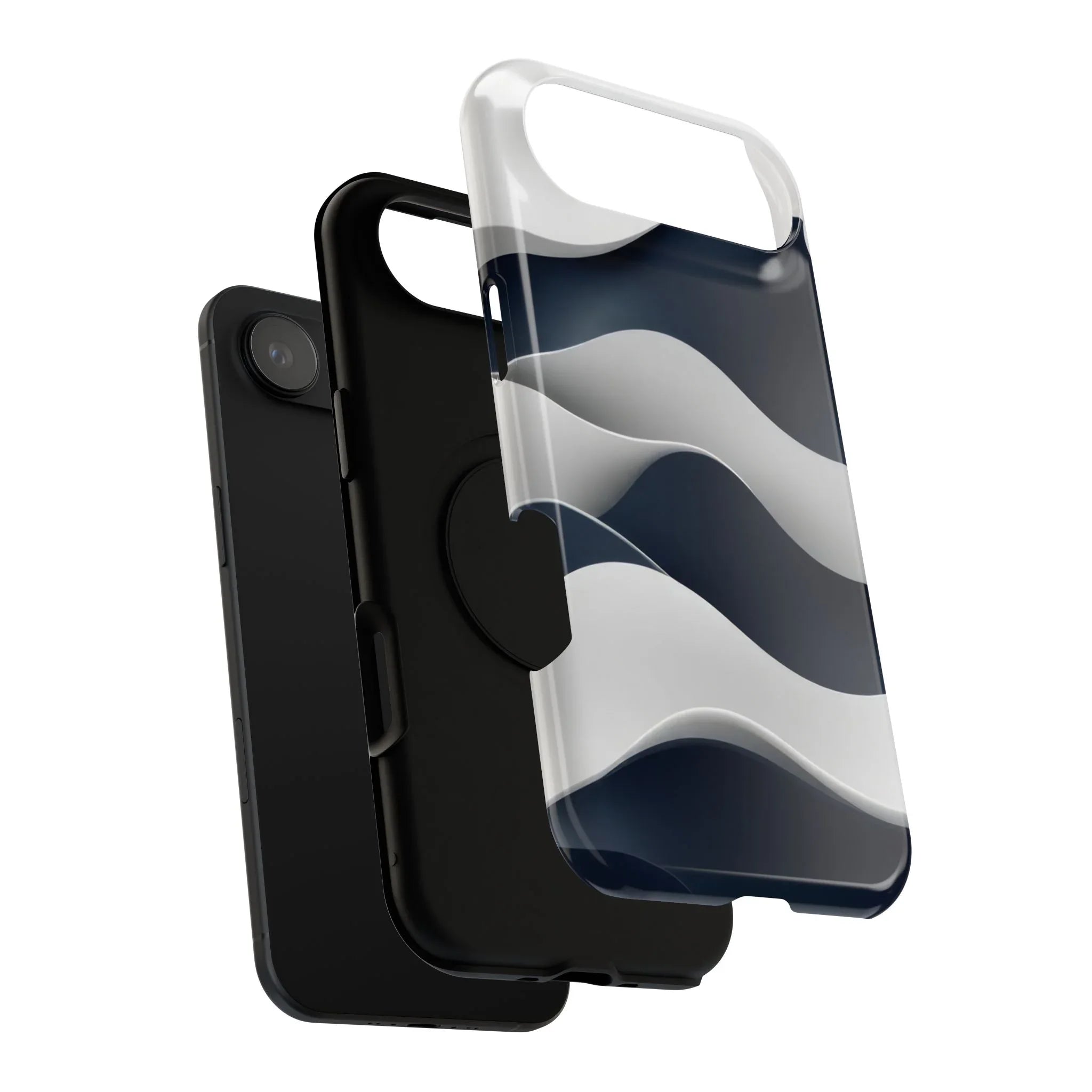 Ocean Flow Phone Case for iPhone 11-17 and Galaxy S21-S22 - KARARMDESIGN