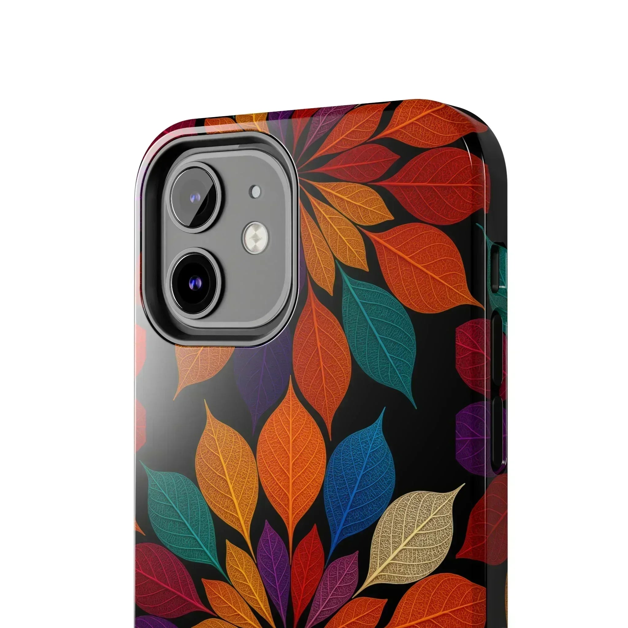 Leaf Mandala Phone Case for iPhone 11-16 and Galaxy S21-S24 - KARARMDESIGN