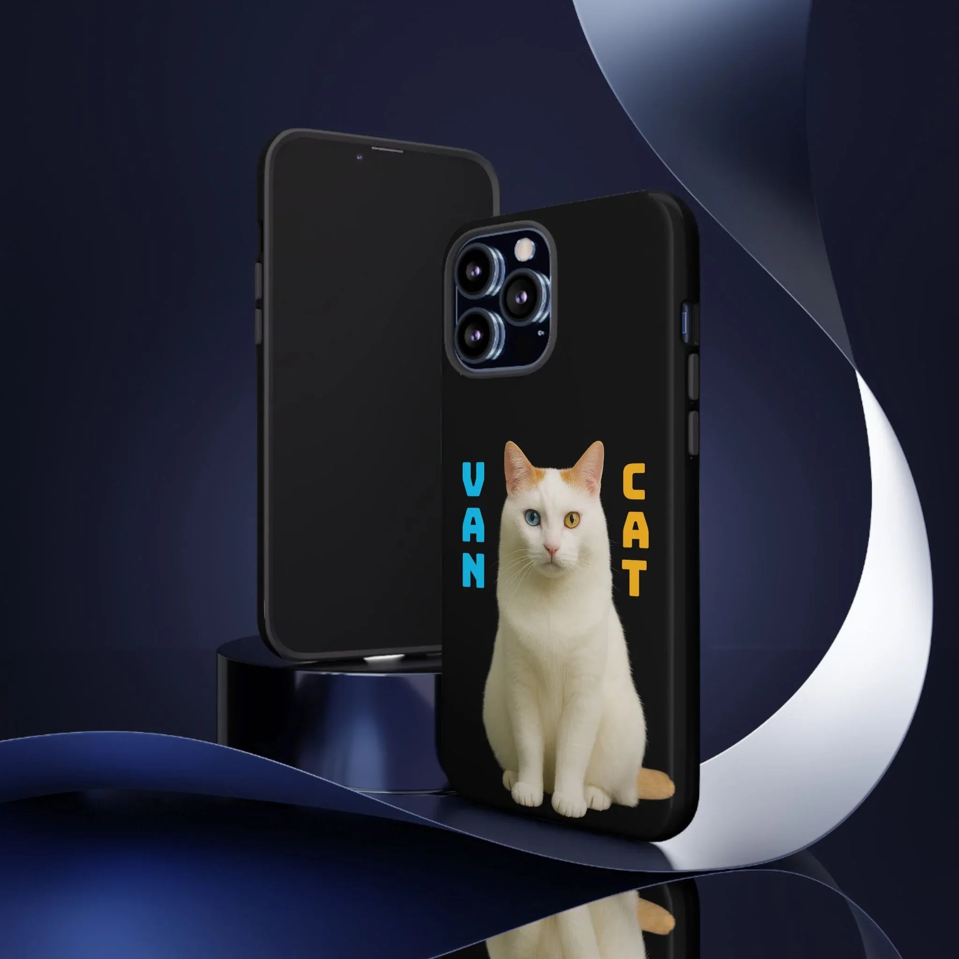 VAN CAT Phone Case for iPhone 8-17 and Galaxy S20-S25 - KARARMDESIGN