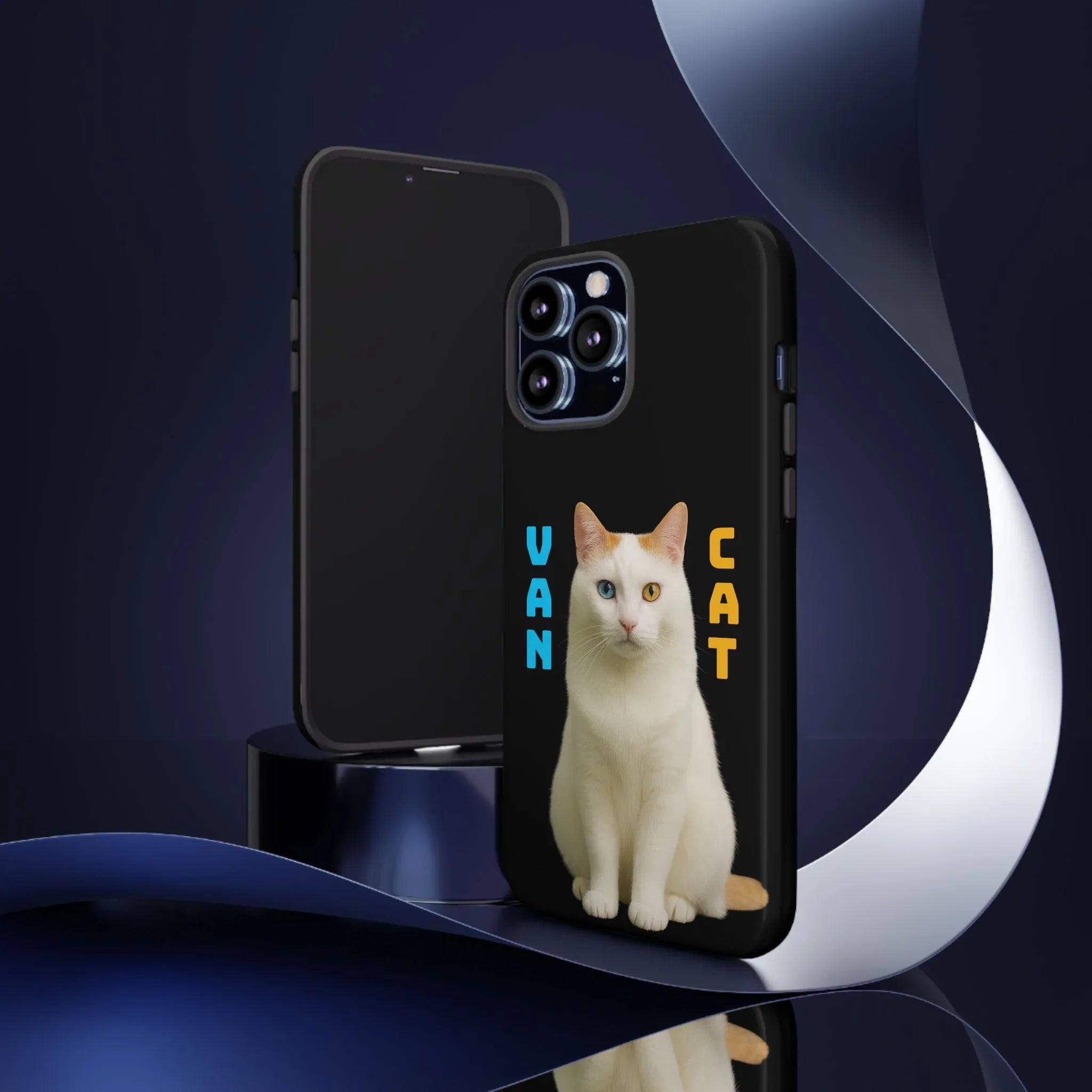 VAN CAT Phone Case for iPhone 8-17 and Galaxy S20-S25 - KARARMDESIGN