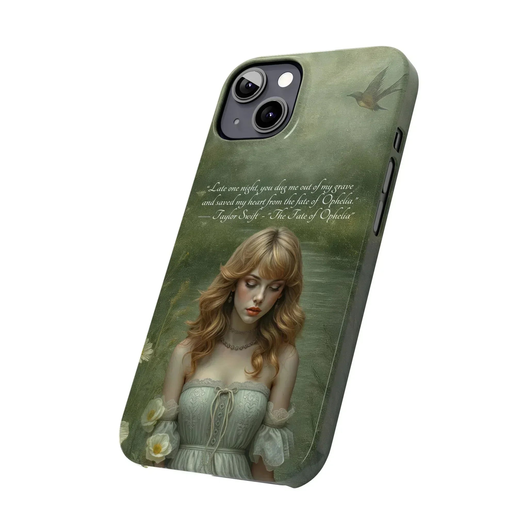 "Melancholic Ophelia" Phone Case for iPhone 11-17 Models - KARARMDESIGN