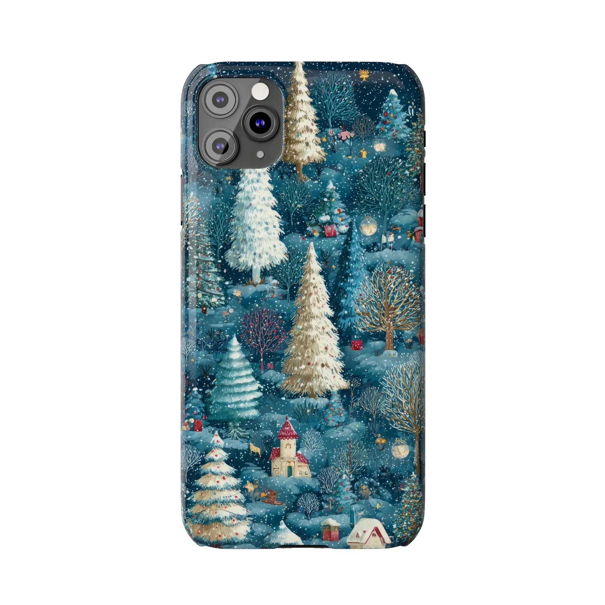 Frosty Forest Phone Case for iPhone 11-17 - KARARMDESIGN