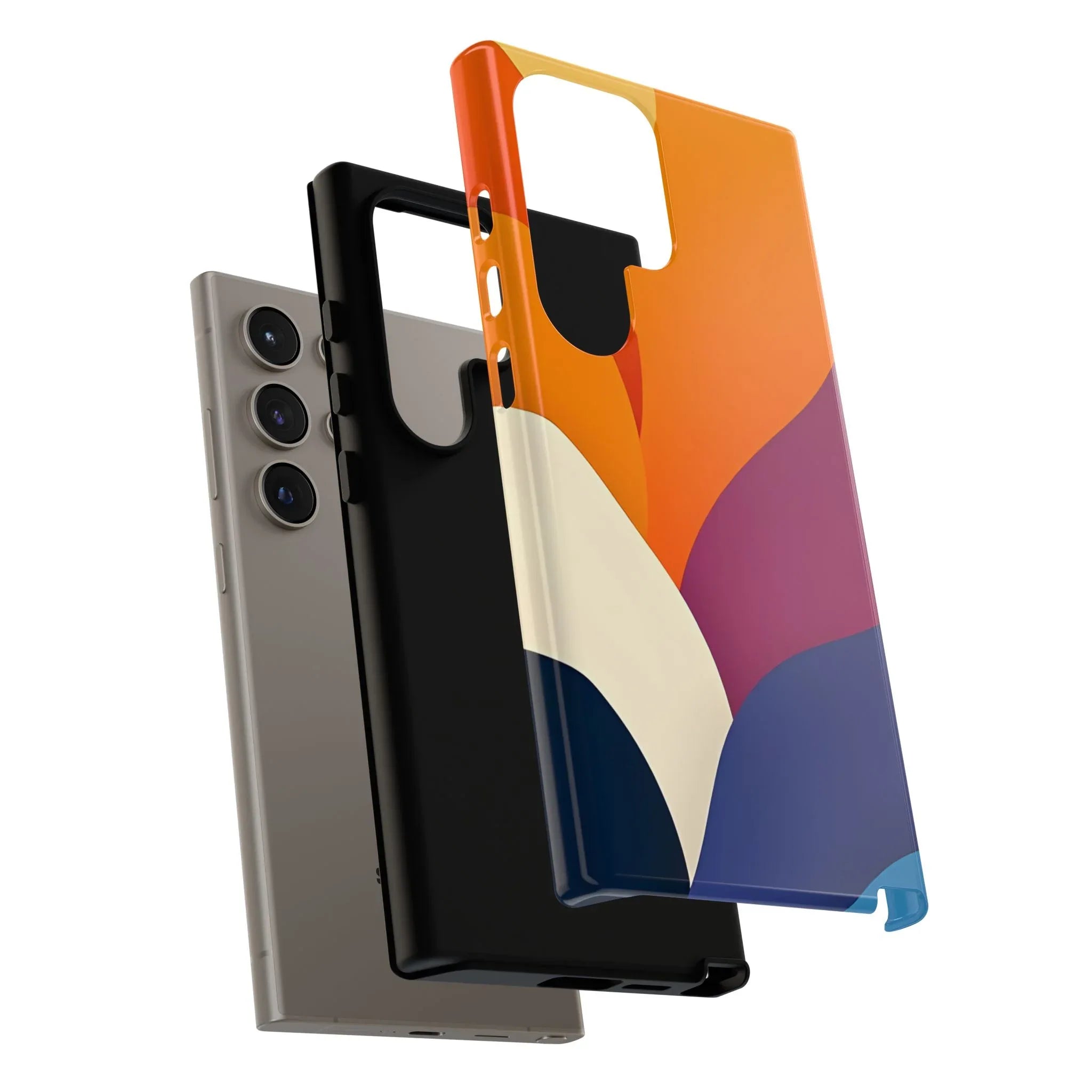 Vibrant Abstract Design Phone Case for iPhone and Galaxy - KARARMDESIGN