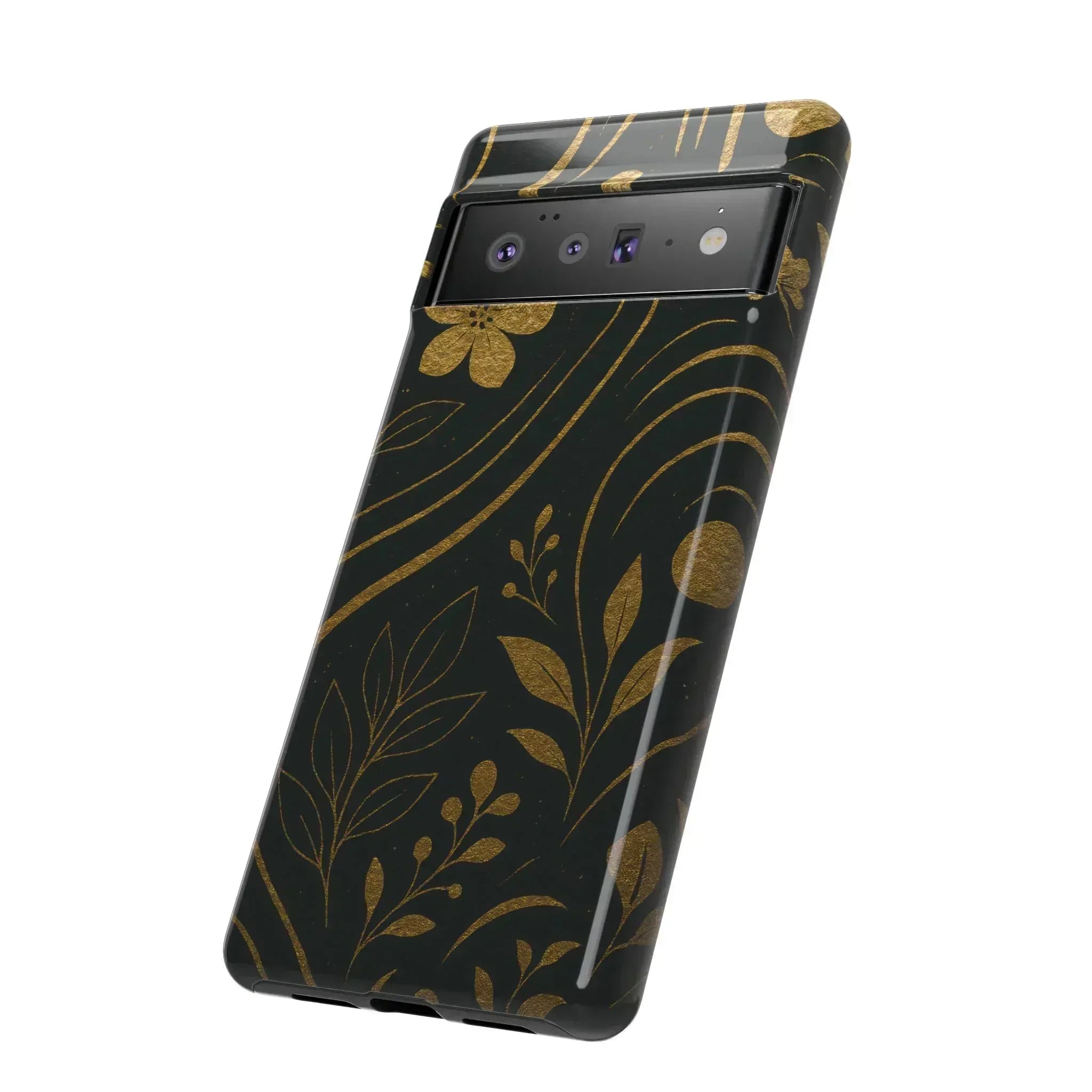 Gold Pattern Phone Case for Galaxy and Pixel - KARARMDESIGN