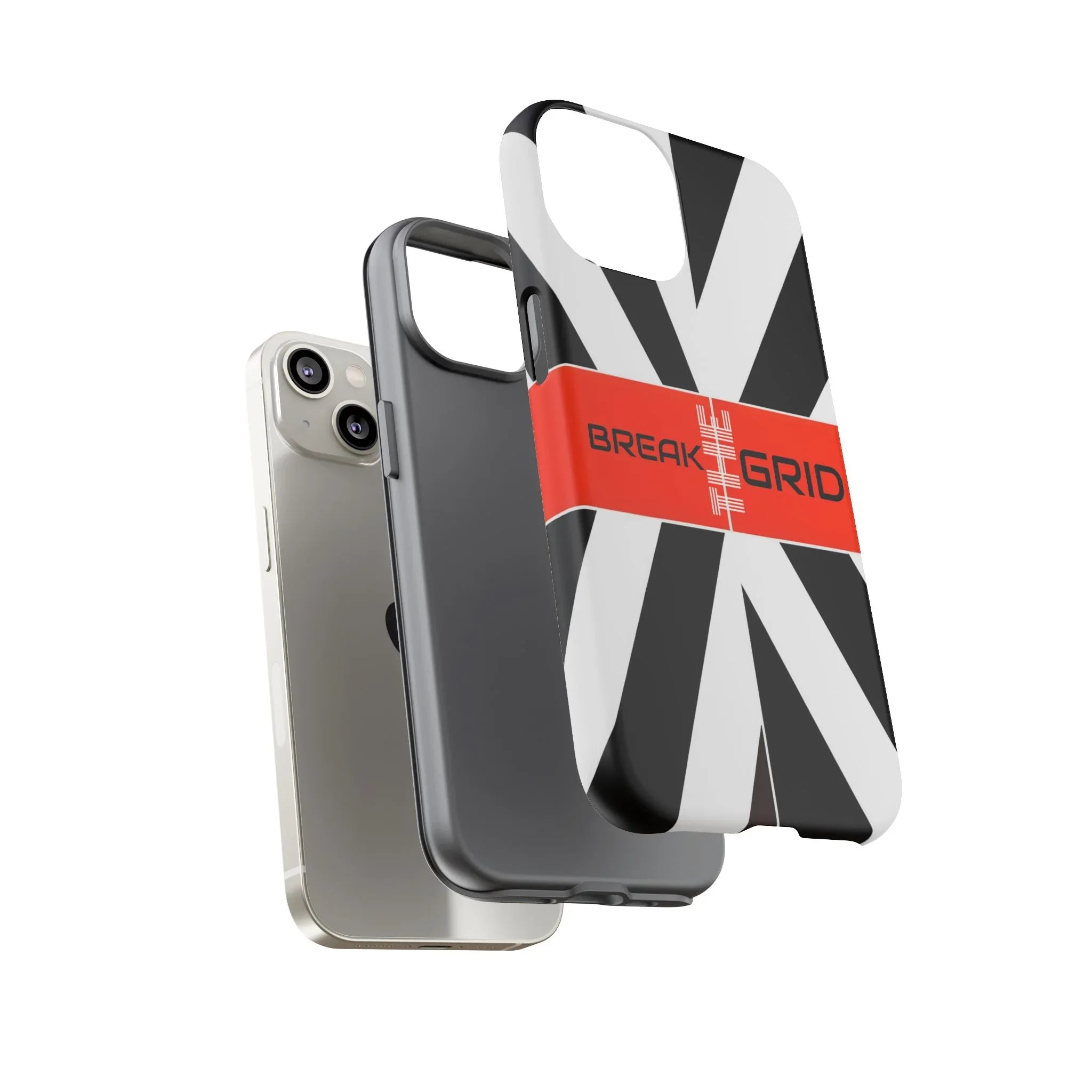 Break The Grid Phone Case for iPhone 11–16 and Galaxy S20–S25 - KARARMDESIGN