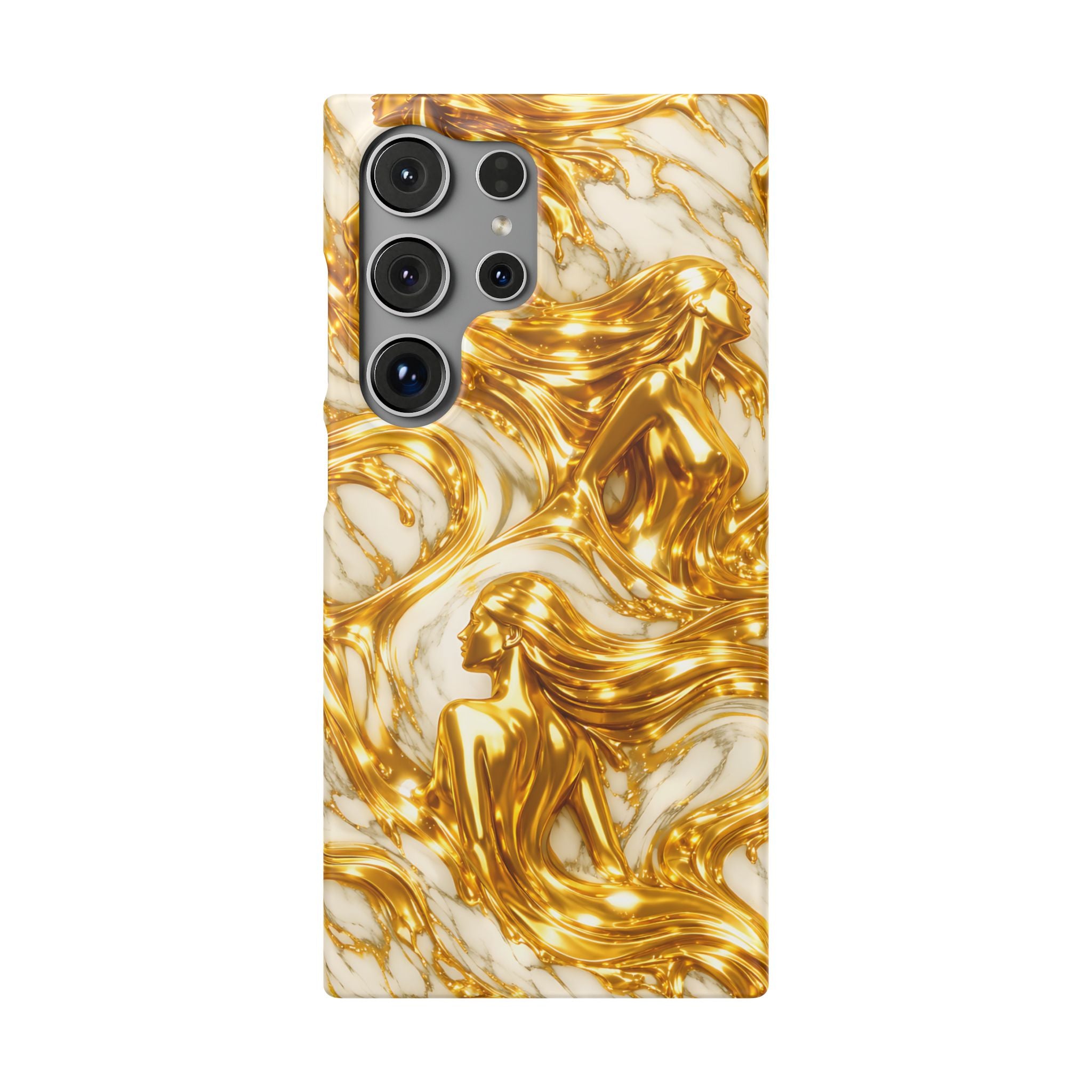Divine Gold Woman Snap Phone Case for iPhone & Galaxy