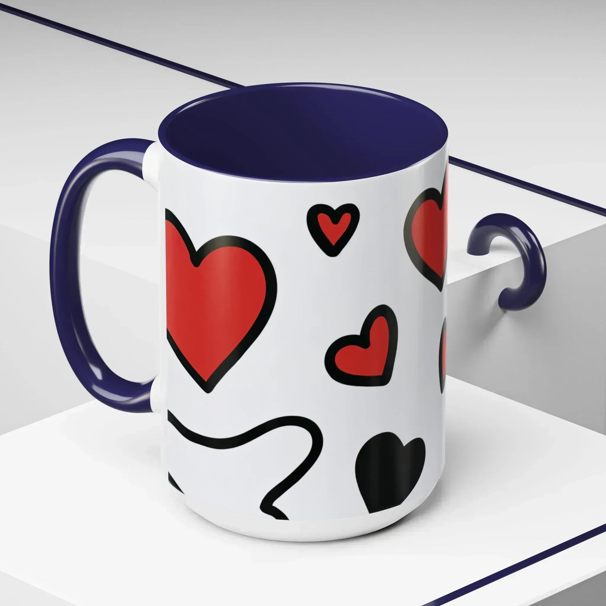 Love Overflow Mug – Accent Coffee Mug (11, 15oz) - KARARMDESIGN