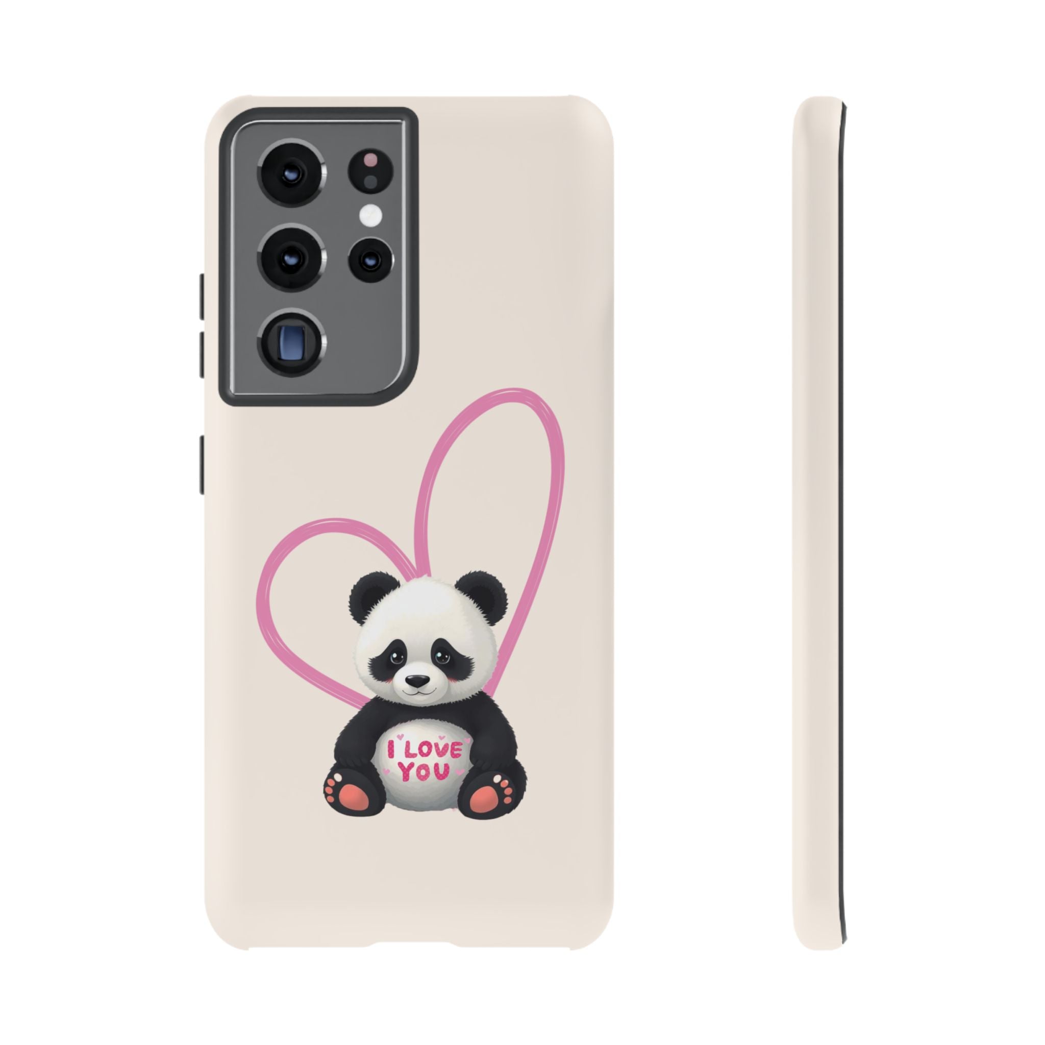Adorable Panda Love Phone Case – Samsung Galaxy S20-S26