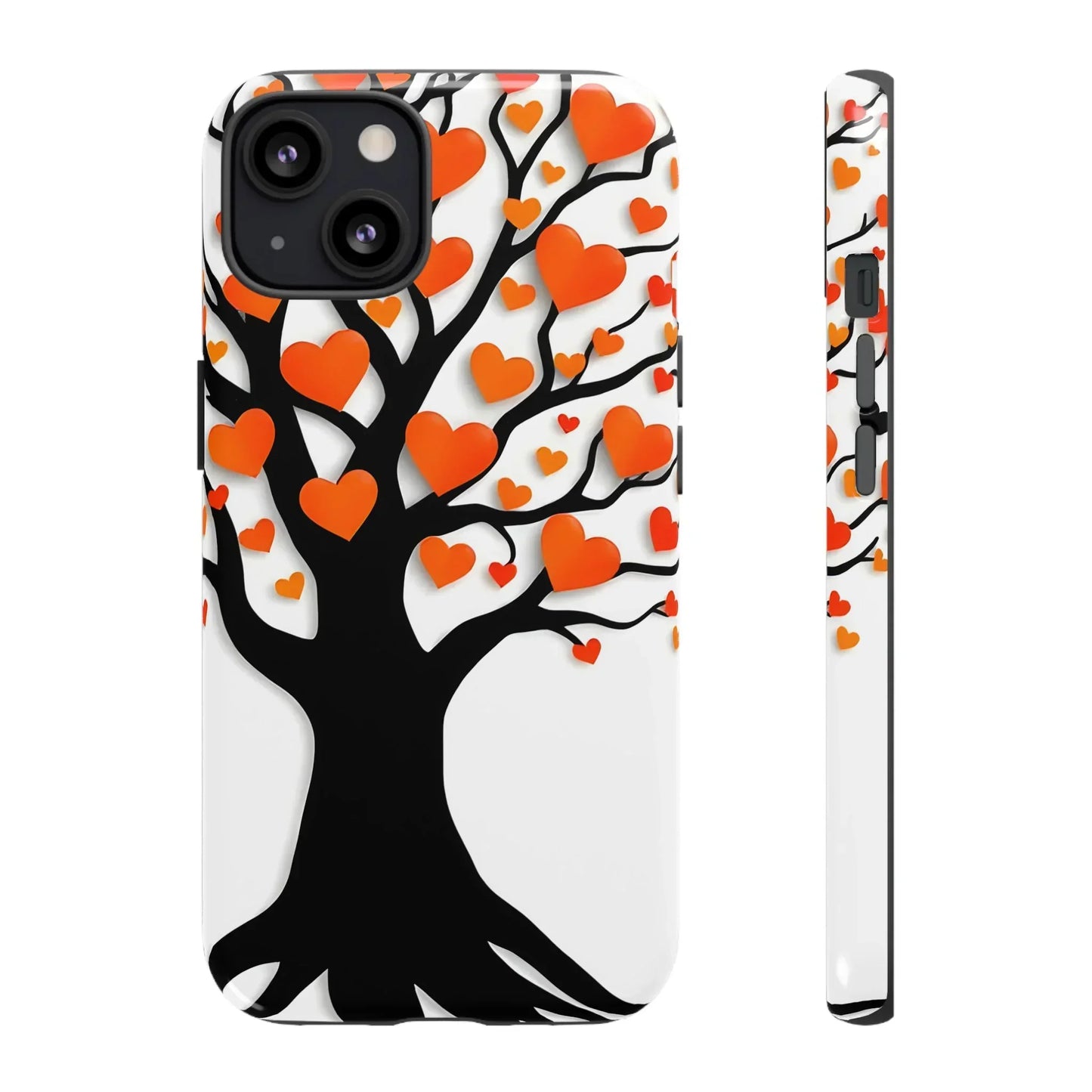 Heart Design Phone Case for iPhone 8–16 and Galaxy S10–S25 Models - KarArmDesign