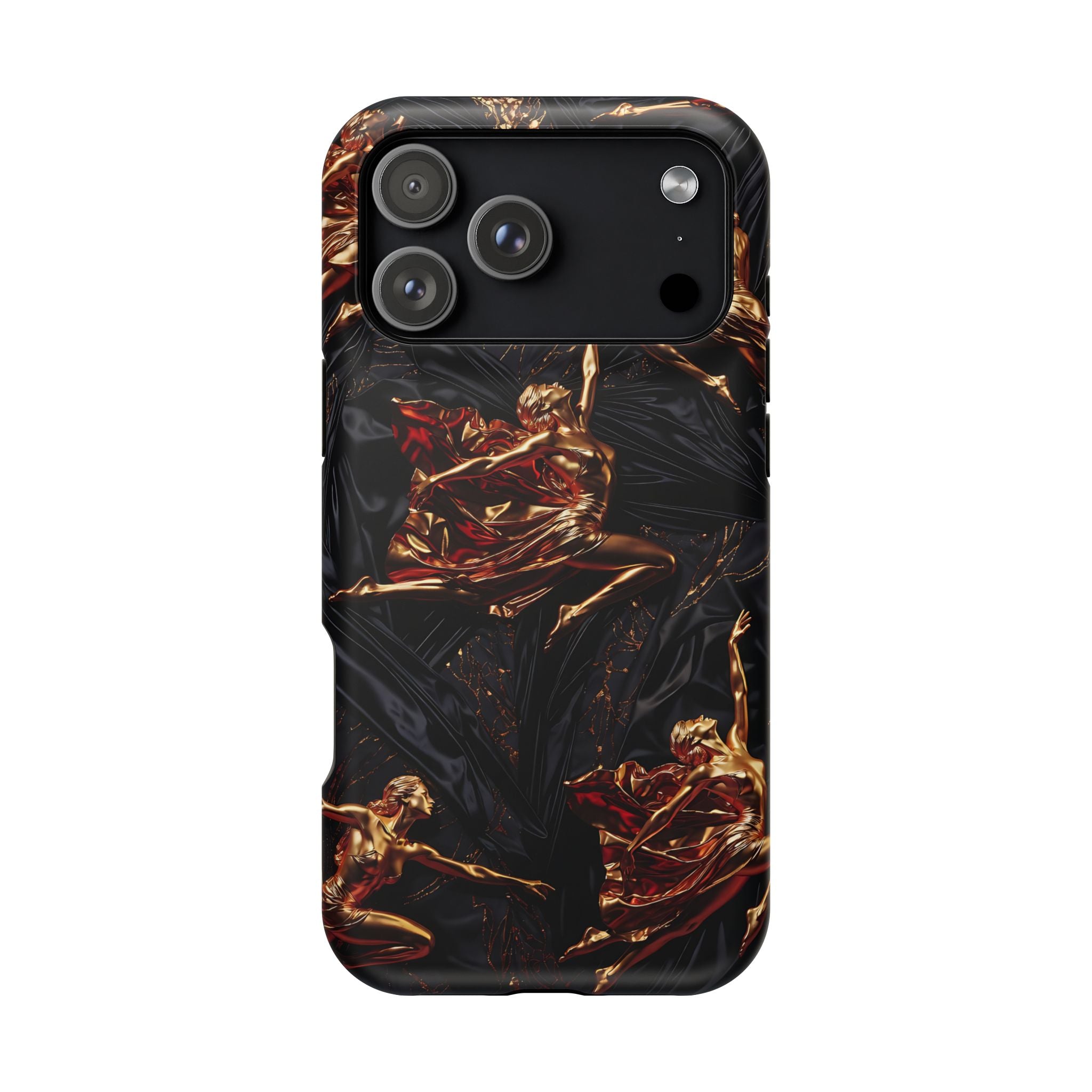 Gold Sculpture Phone Case for iPhone 13-17 & Samsung Galaxy S26