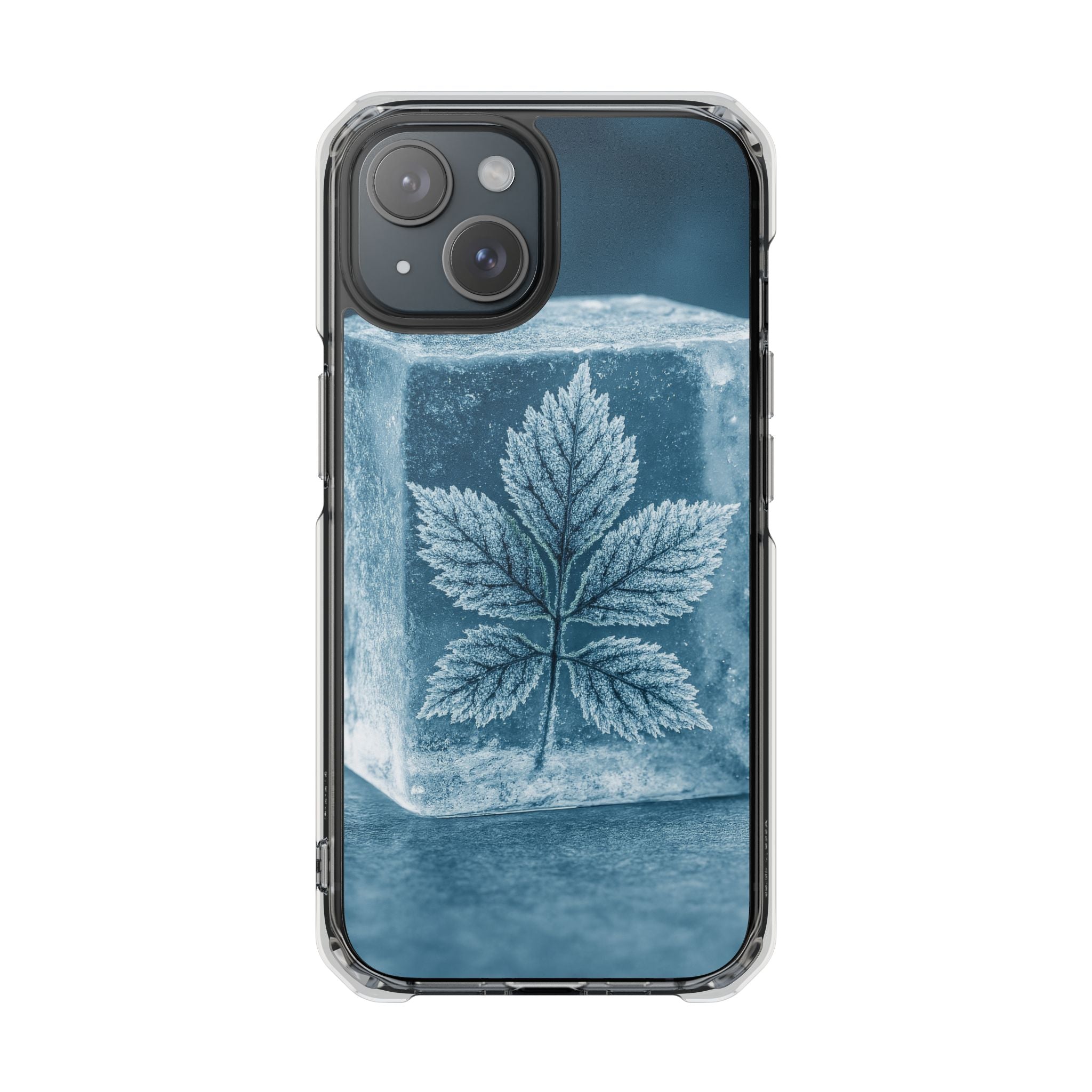 Frozen Leaf Phone Case for iPhone 14-17