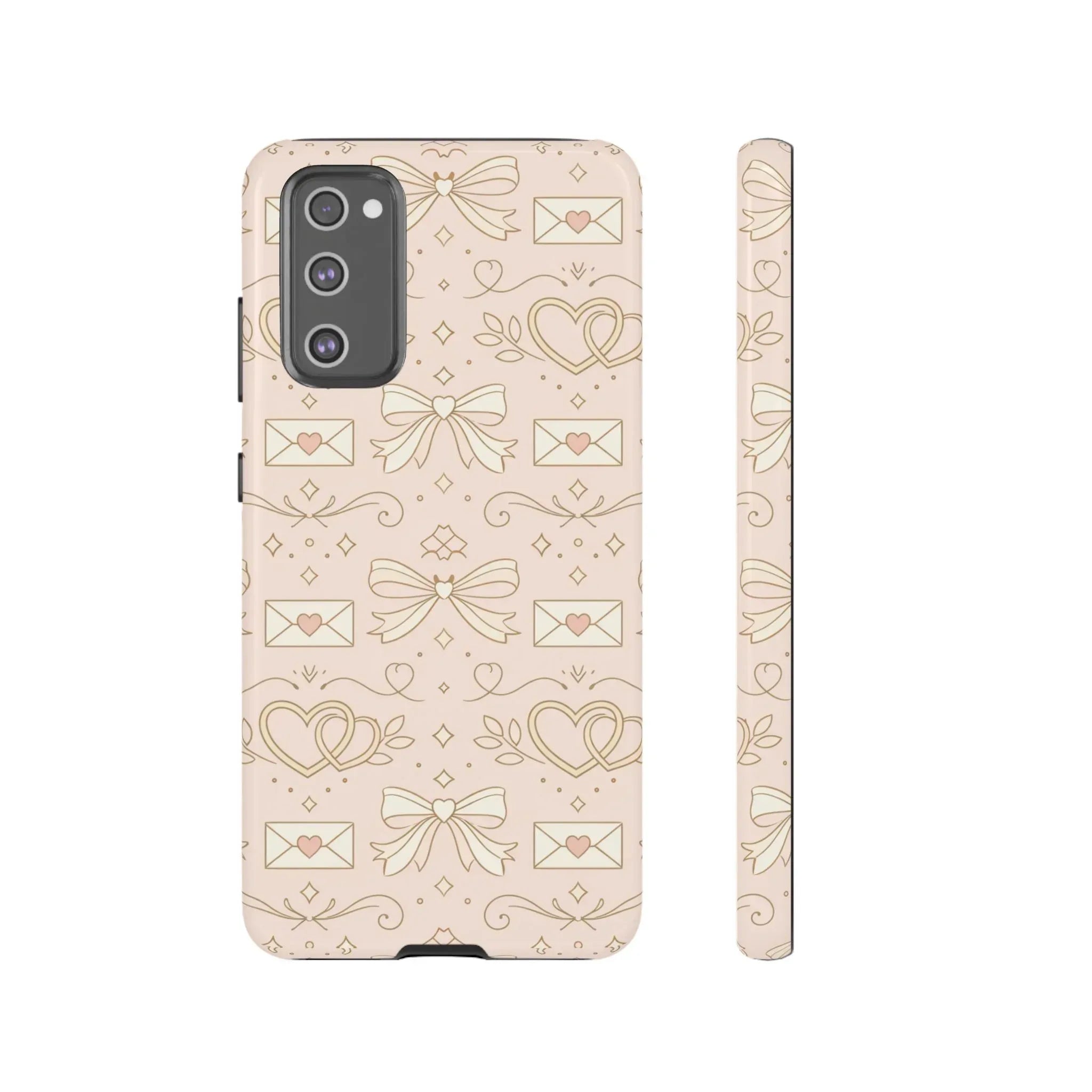 Sweet Romance Tough Phone Case for iPhone 11–17 & Galaxy S10–S25 - KARARMDESIGN