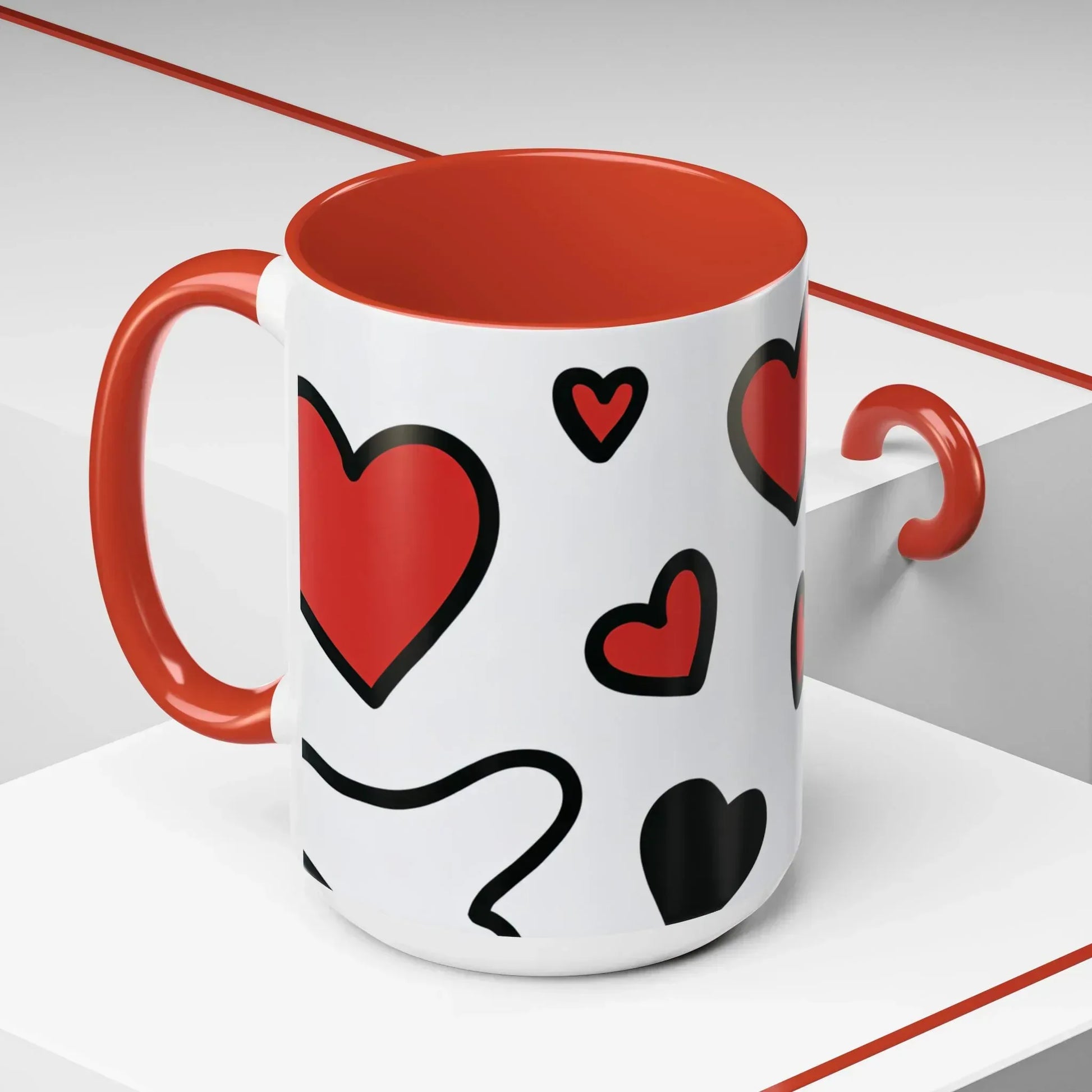 Love Overflow Mug – Accent Coffee Mug (11, 15oz) - KARARMDESIGN