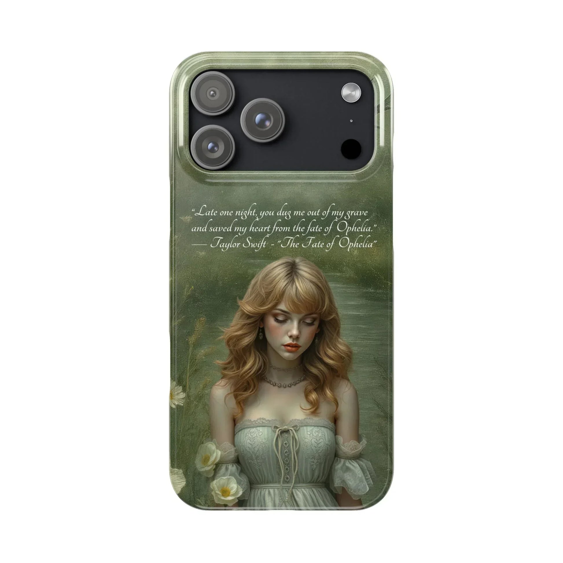 "Melancholic Ophelia" Phone Case for iPhone 11-17 Models - KARARMDESIGN