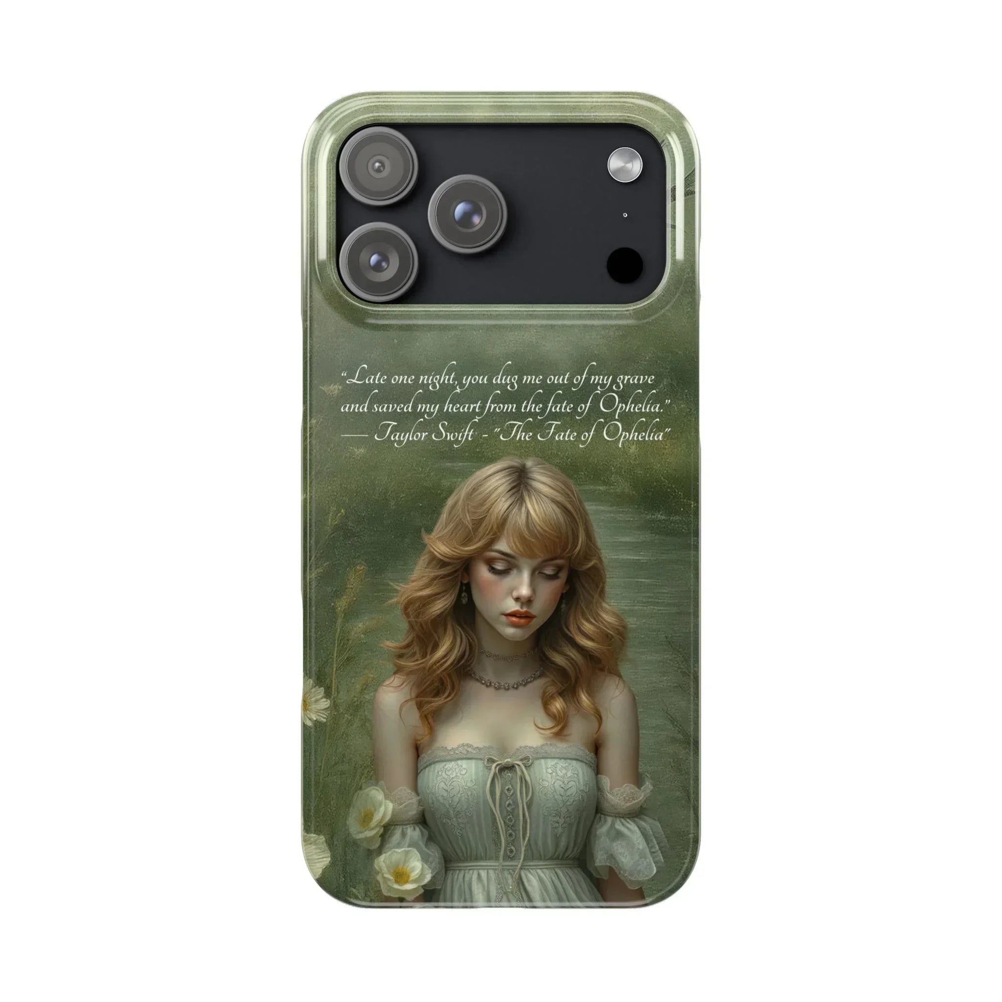 "Melancholic Ophelia" Phone Case for iPhone 11-17 Models - KARARMDESIGN