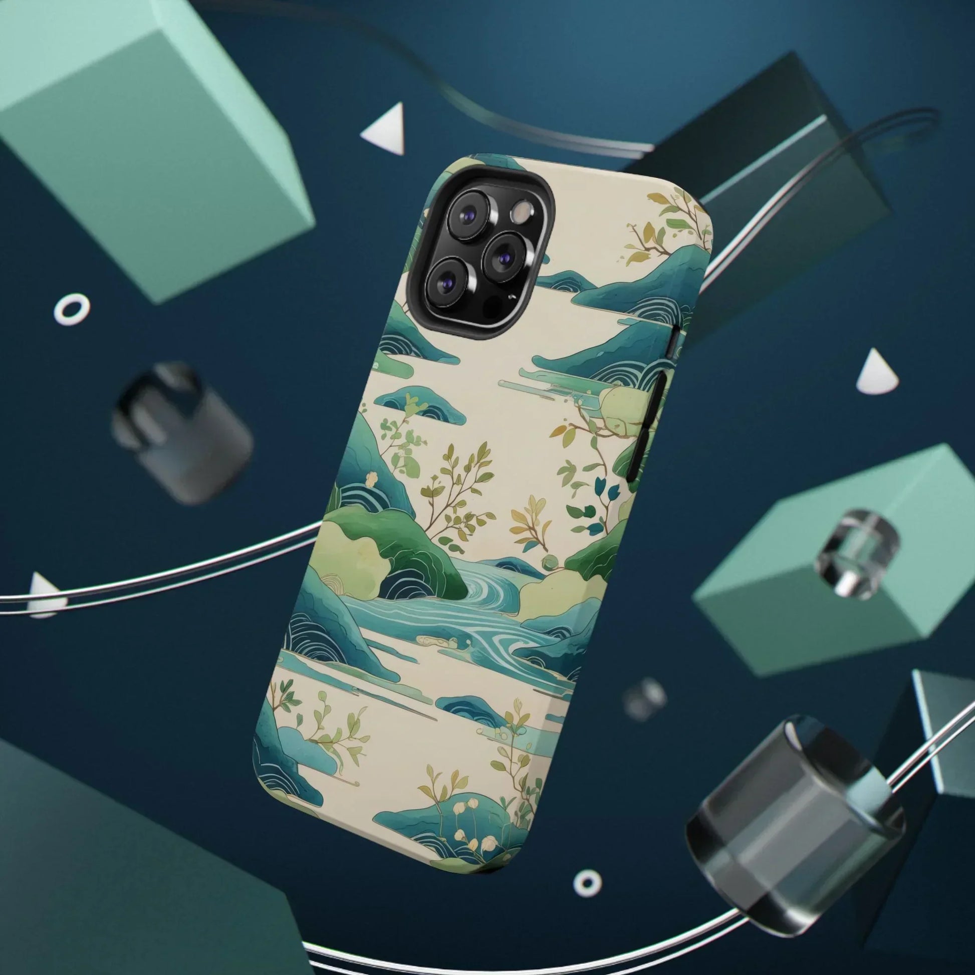 Nature Landscape Phone Case for iPhone 12-16 and Samsung Galaxy S21-S22 Models - KarArmDesign