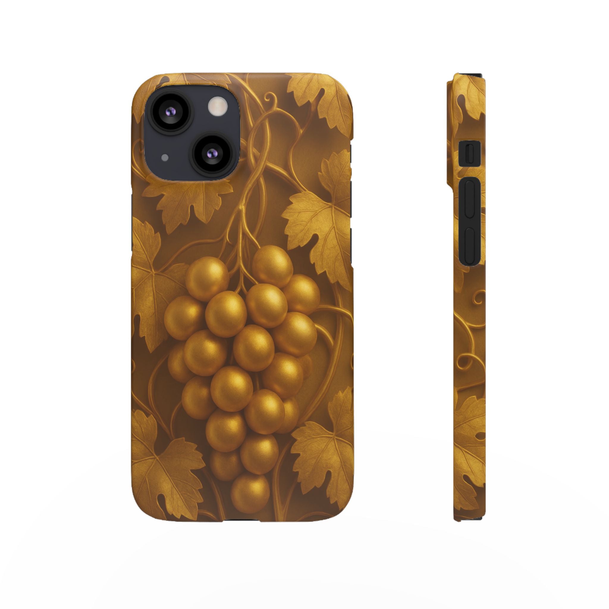 Golden Grapes Phone Case for iPhone 8–17