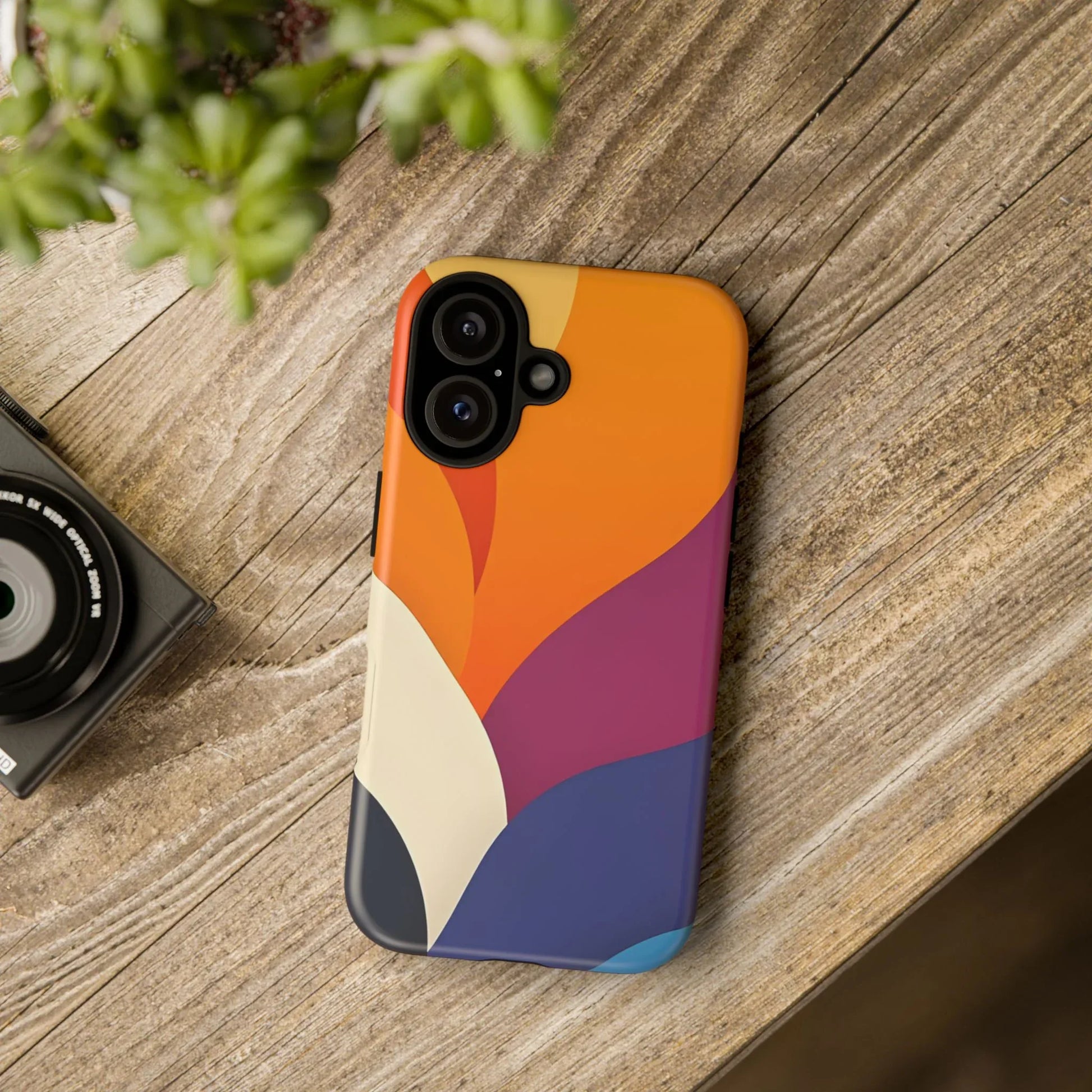 Vibrant Abstract Design Phone Case for iPhone and Galaxy - KARARMDESIGN